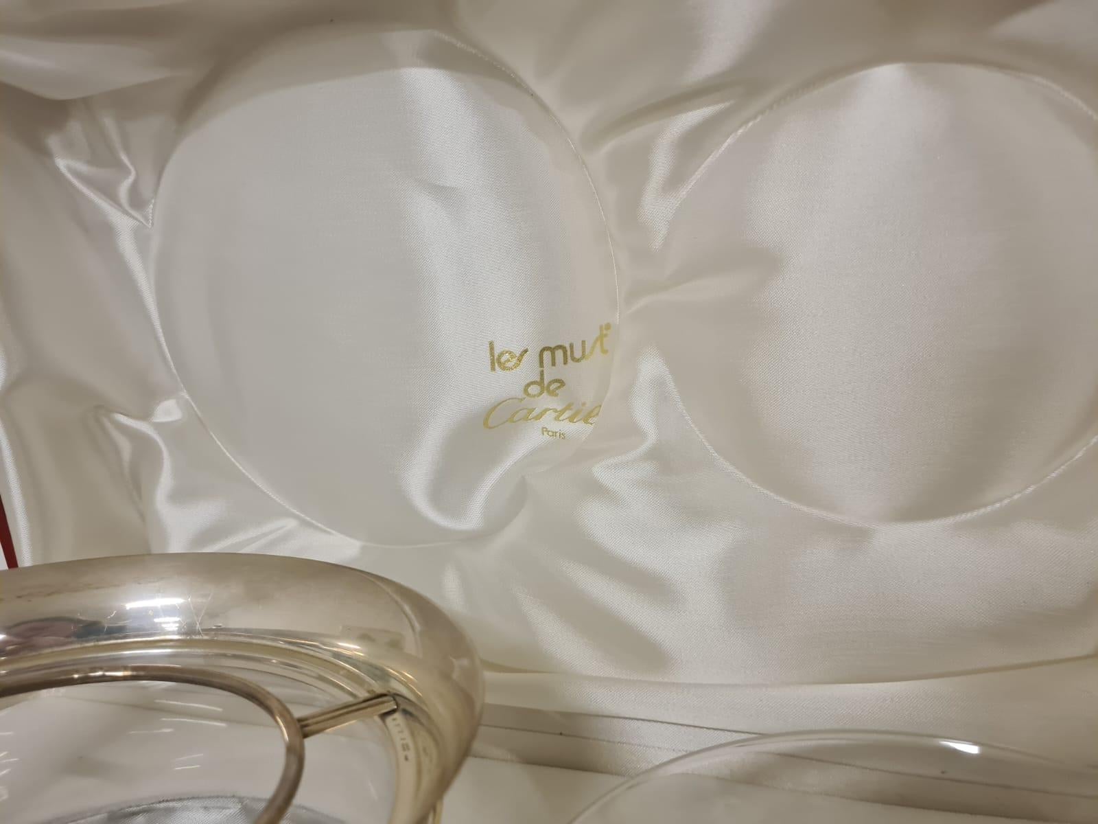 Porta Caviar Cartier Plata esterlina en venta