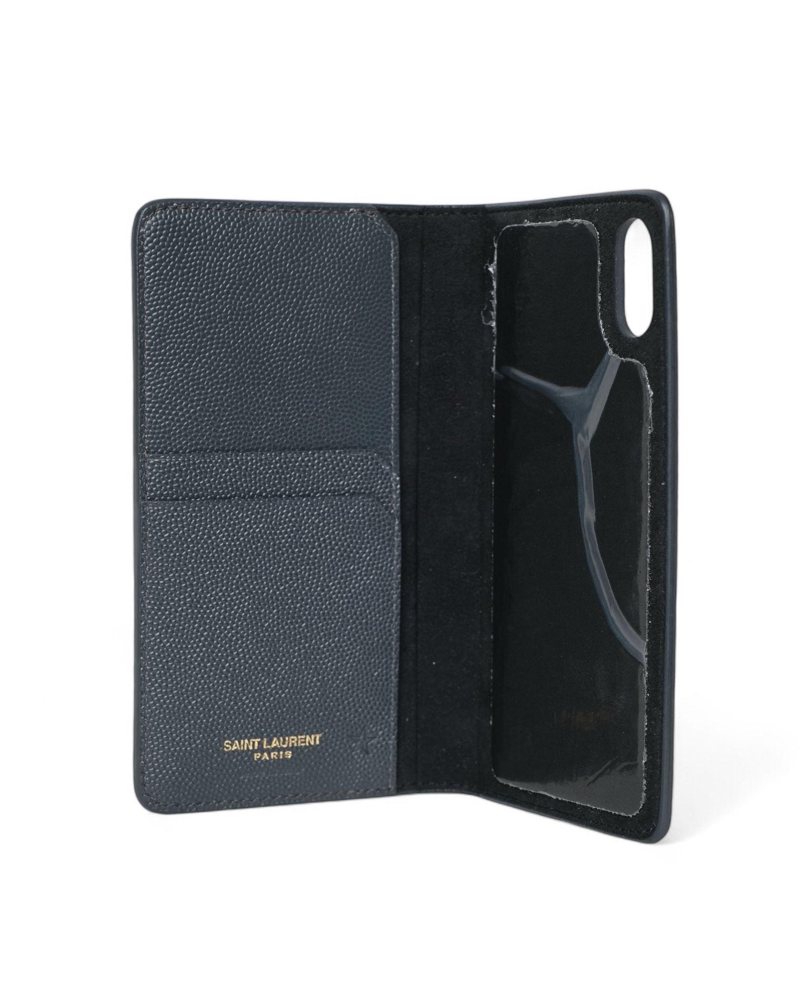 Porta cellulare Saint Laurent Cover Iphone XS Nera For Sale 1