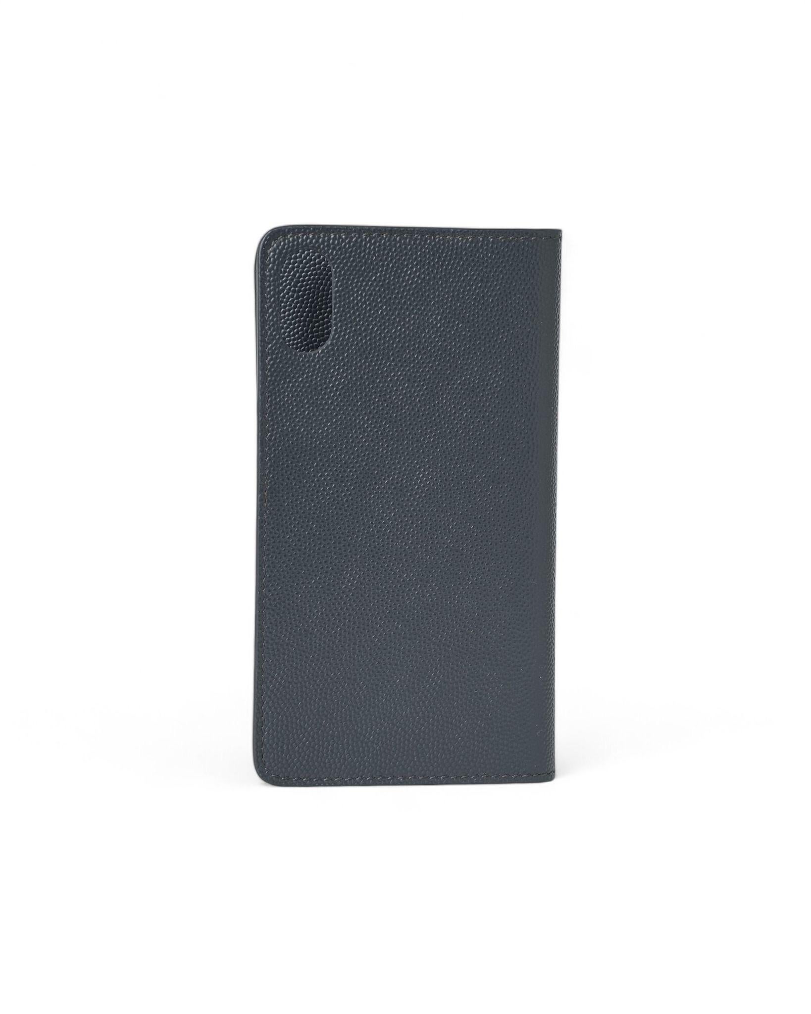 Porta cellulare Saint Laurent Cover Iphone XS Nera For Sale 3