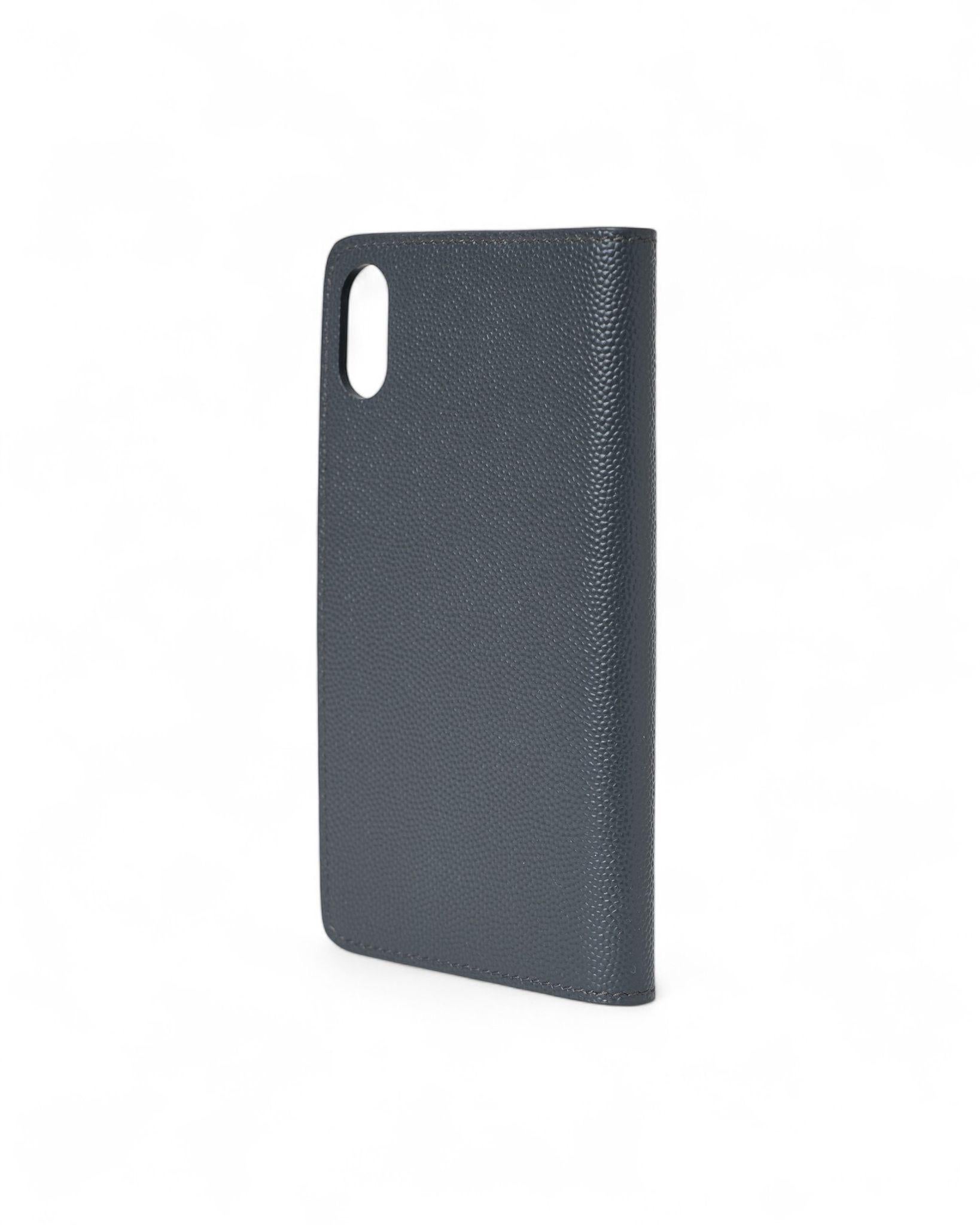 Porta cellulare Saint Laurent Cover Iphone XS Nera For Sale 4
