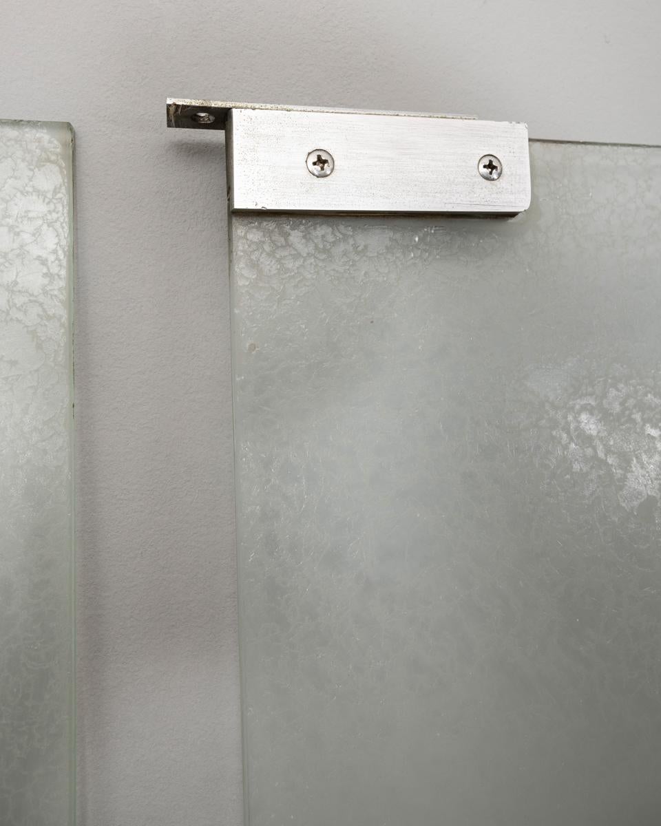 Vintage 1960er Jahre Kristallglas Tür Design Cristal Art im Angebot 3
