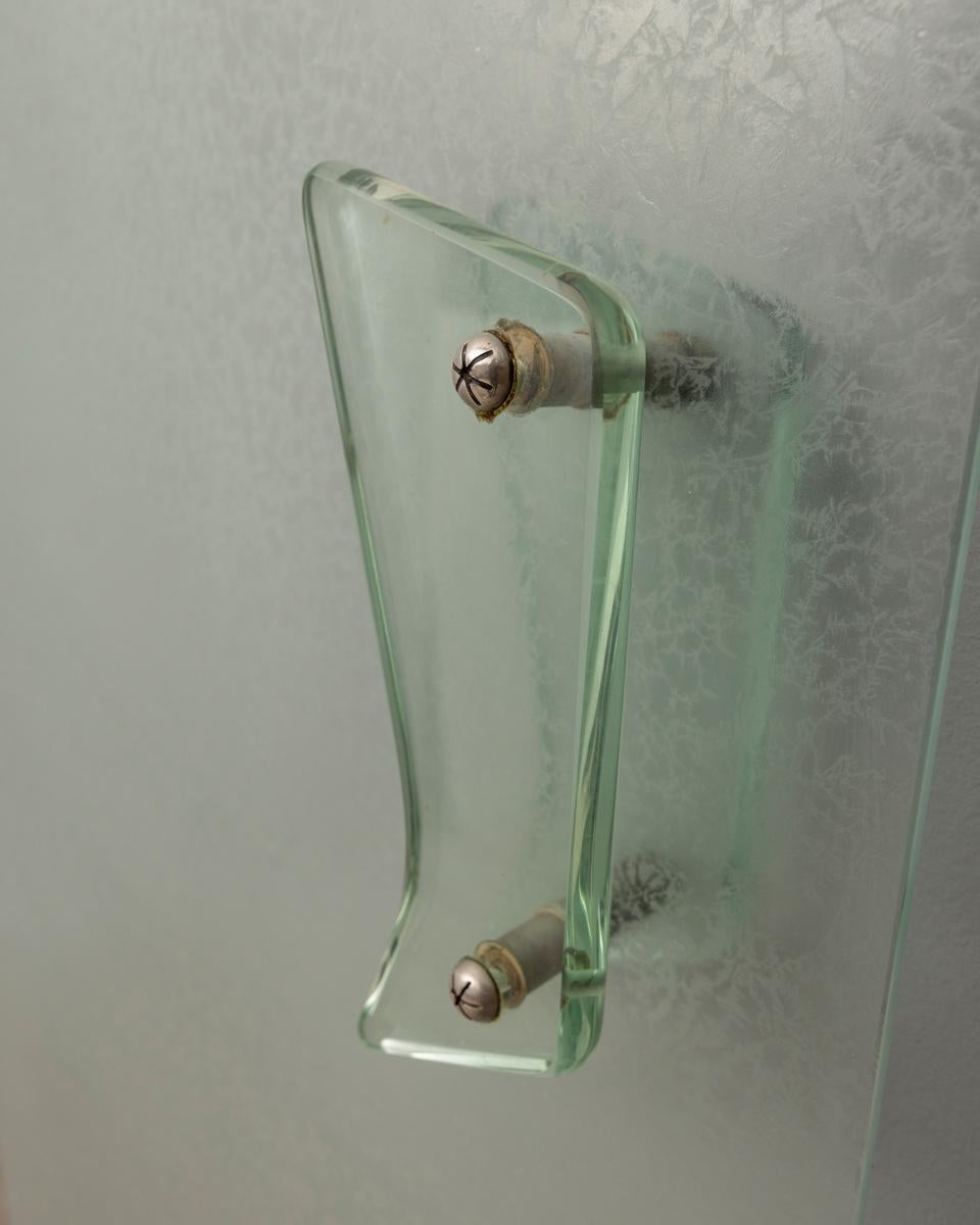 Vintage 1960er Jahre Kristallglas Tür Design Cristal Art (Mid-20th Century) im Angebot