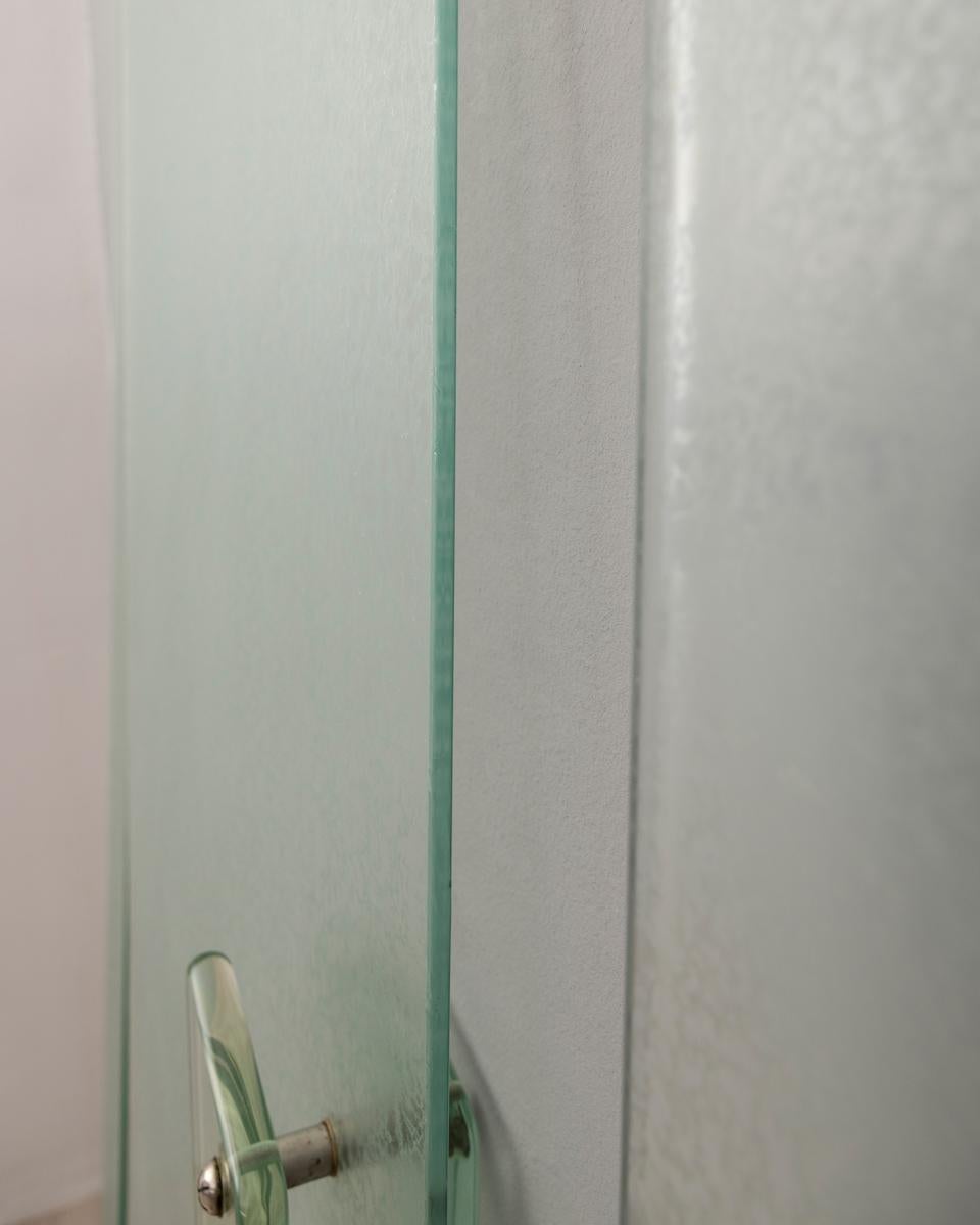 Vintage 1960er Jahre Kristallglas Tür Design Cristal Art im Angebot 2