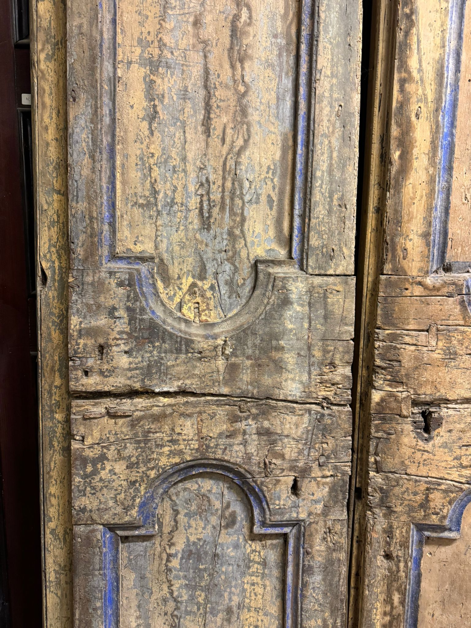 Porta doppio battente da interno in prima patina, italia Italiano en venta
