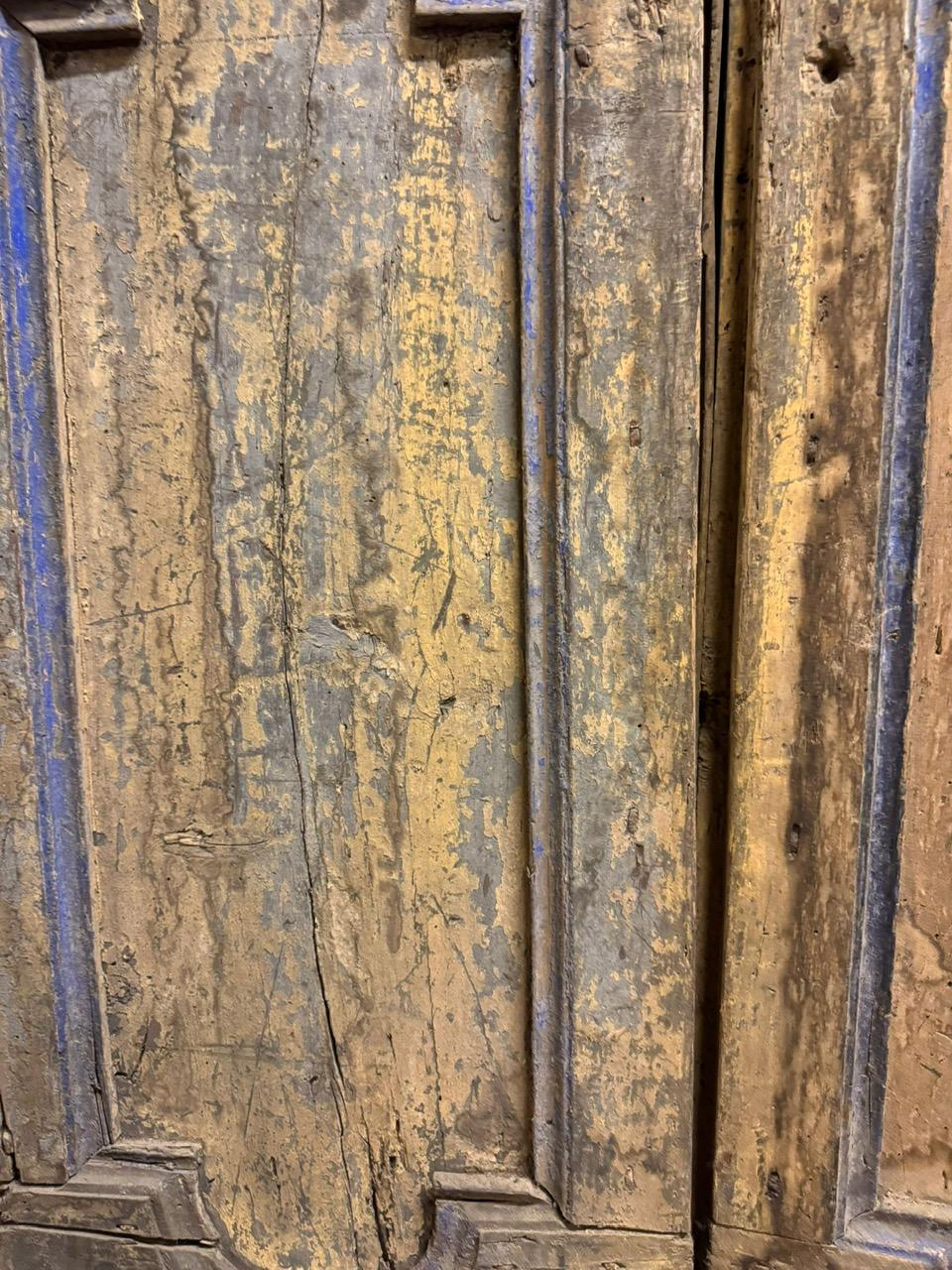 Porta doppio battente da interno in prima patina, italia Lacado en venta