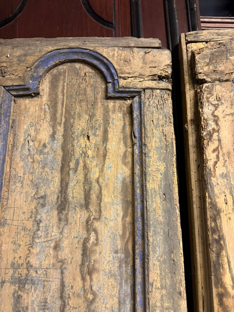 Porta doppio battente da interno in prima patina, italia siglo XVIII y antes en venta