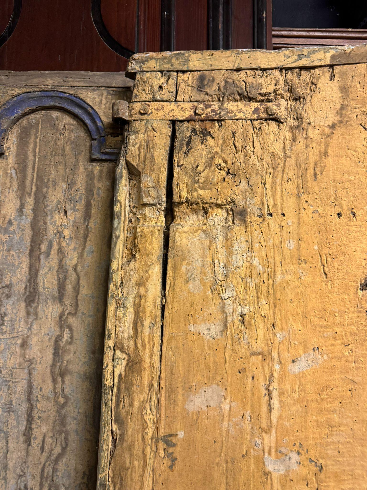Porta doppio battente da interno in prima patina, italia en venta 2