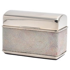 ETUDE DE BIJOUX GALUCHARME - GALUCHARME cuir véritable galuchat rose clair