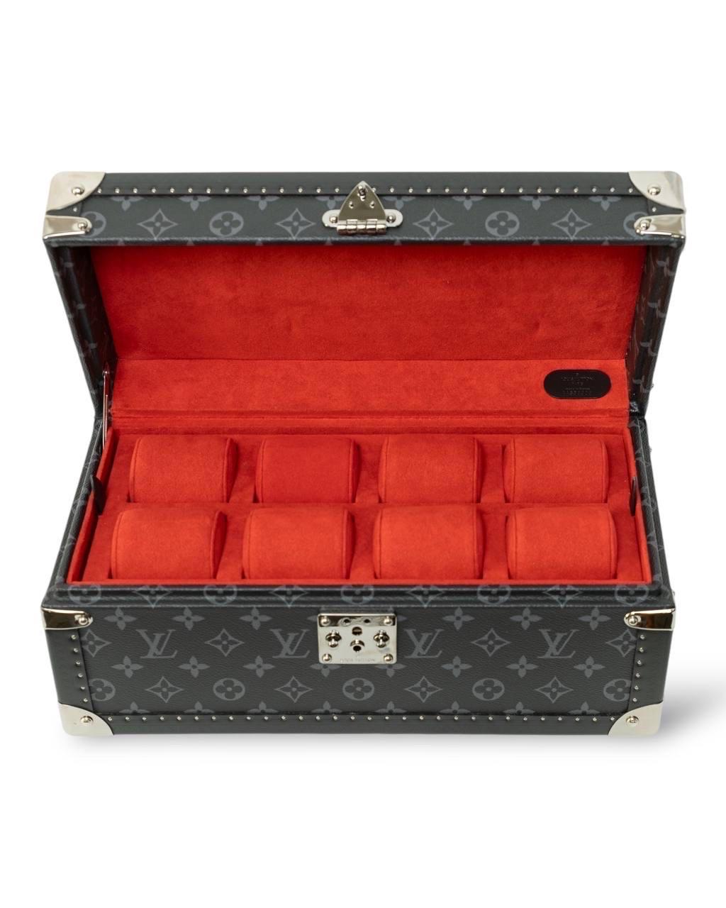 Porta Orologi Louis Vuitton Beauty Porta 8 Orologi Monogram Ecplise For Sale 11