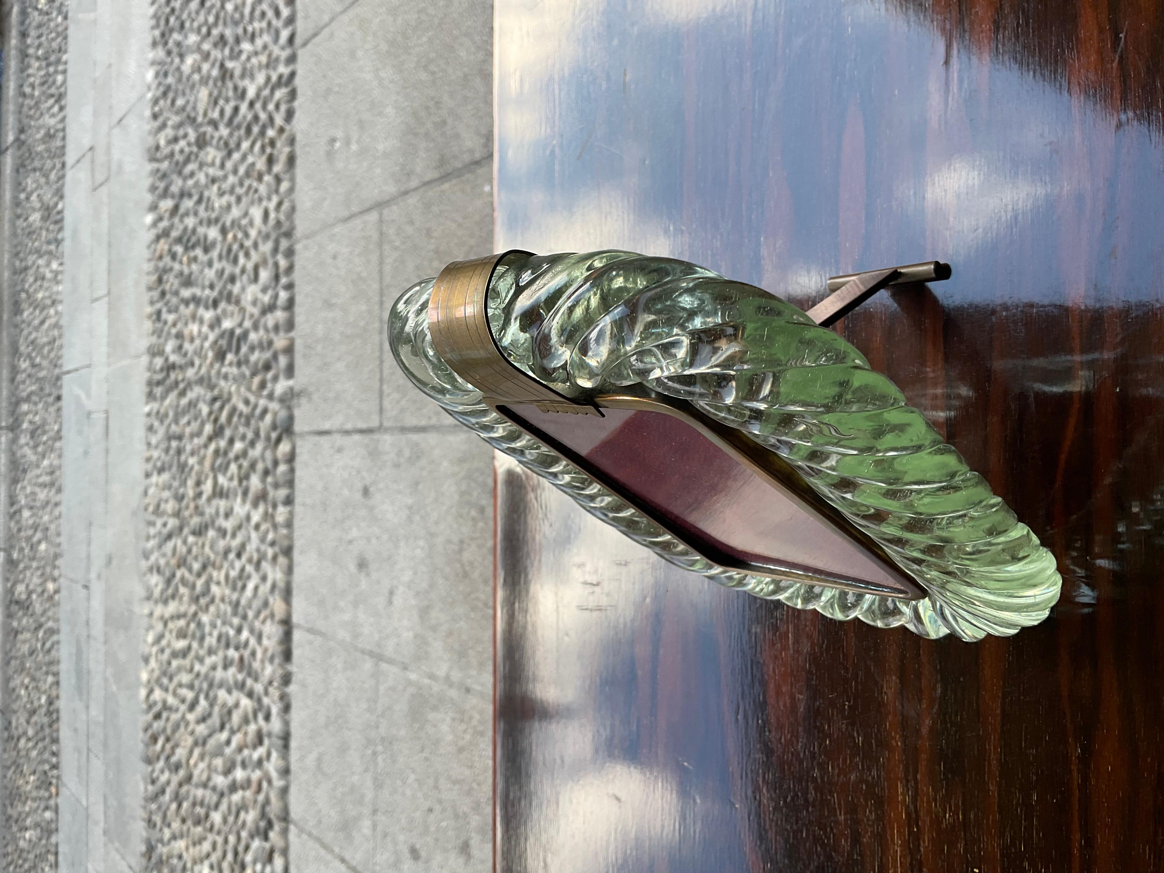 Porta Ritratto - att. BAROVIER & TOSO - Vetro di MURANO - ITALIA 1940 en vente 1