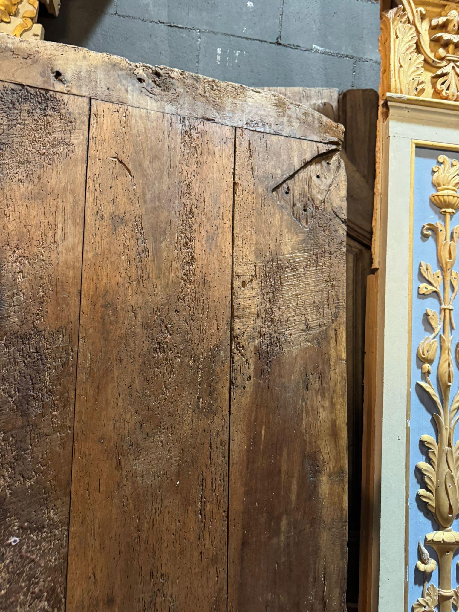 Porta rustica ad assi, in legno solido di pioppo, italia In condizioni buone in vendita a Cuneo, Italy (CN)