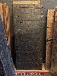 Porta rustica laccata con gigli, epoca '800