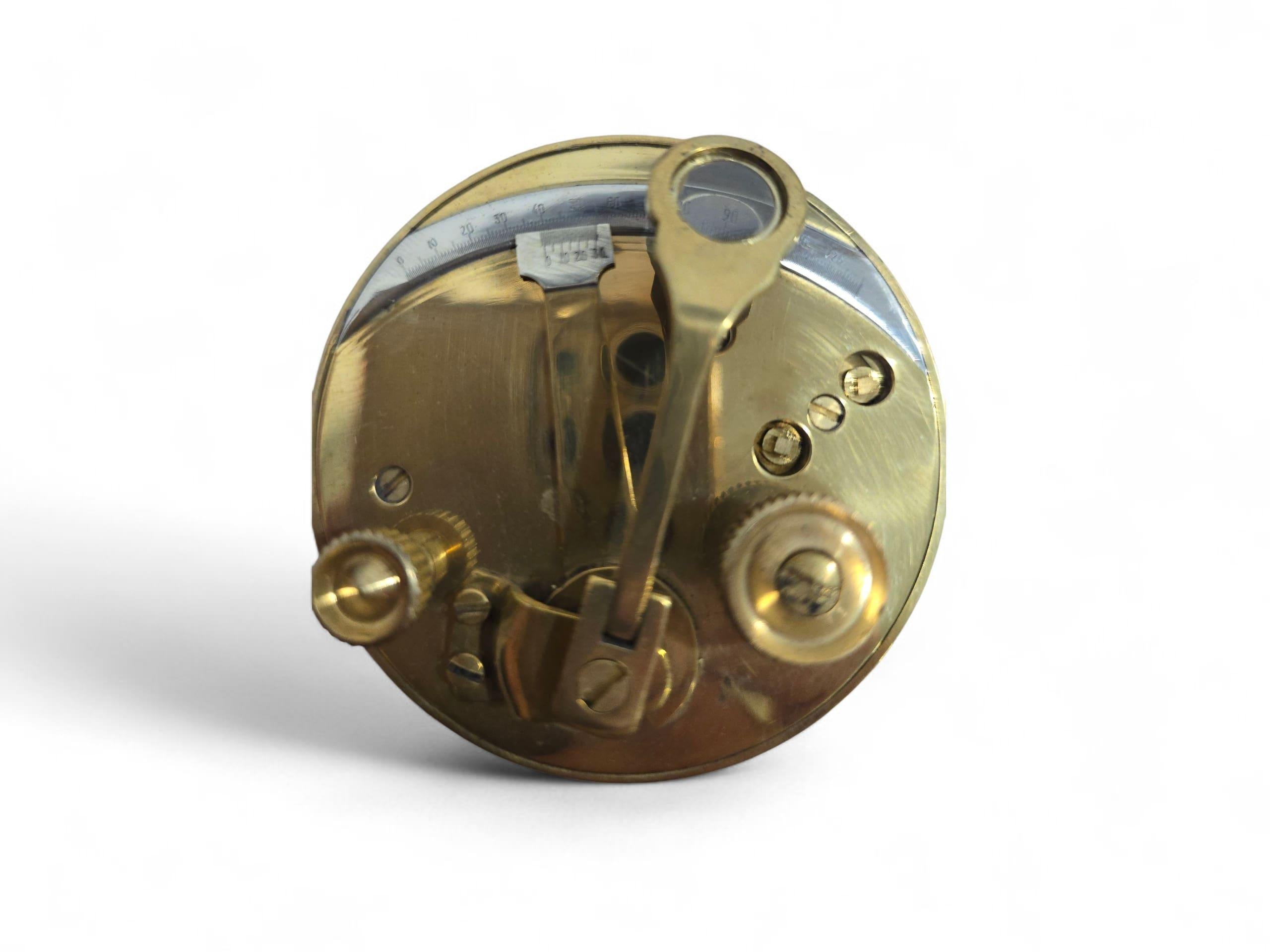 Sextant portatif en bronze pour la navigation nautique Bon état - En vente à Madrid, ES