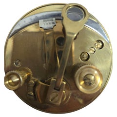 Antique Portable Bronze Sextant for Nautical Navigation