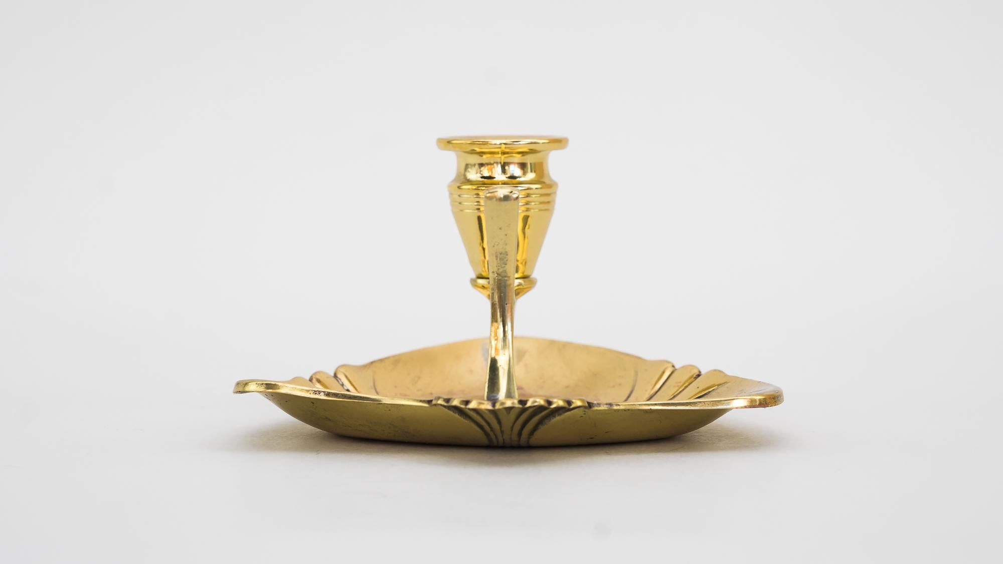 Austrian Portable Candle Holder for Wine Cellars Art Deco Around 1920s