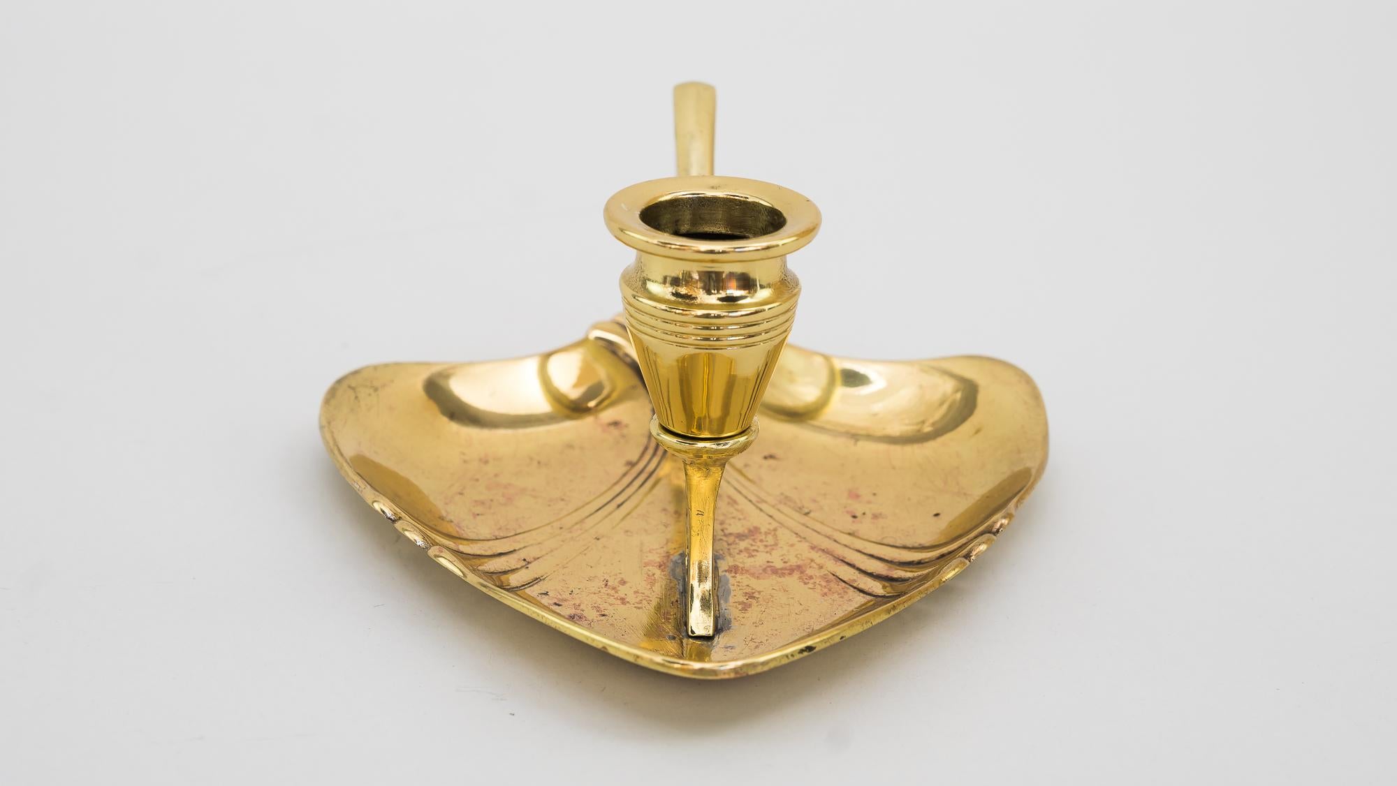 Early 20th Century Portable Candle Holder for Wine Cellars Art Deco Around 1920s