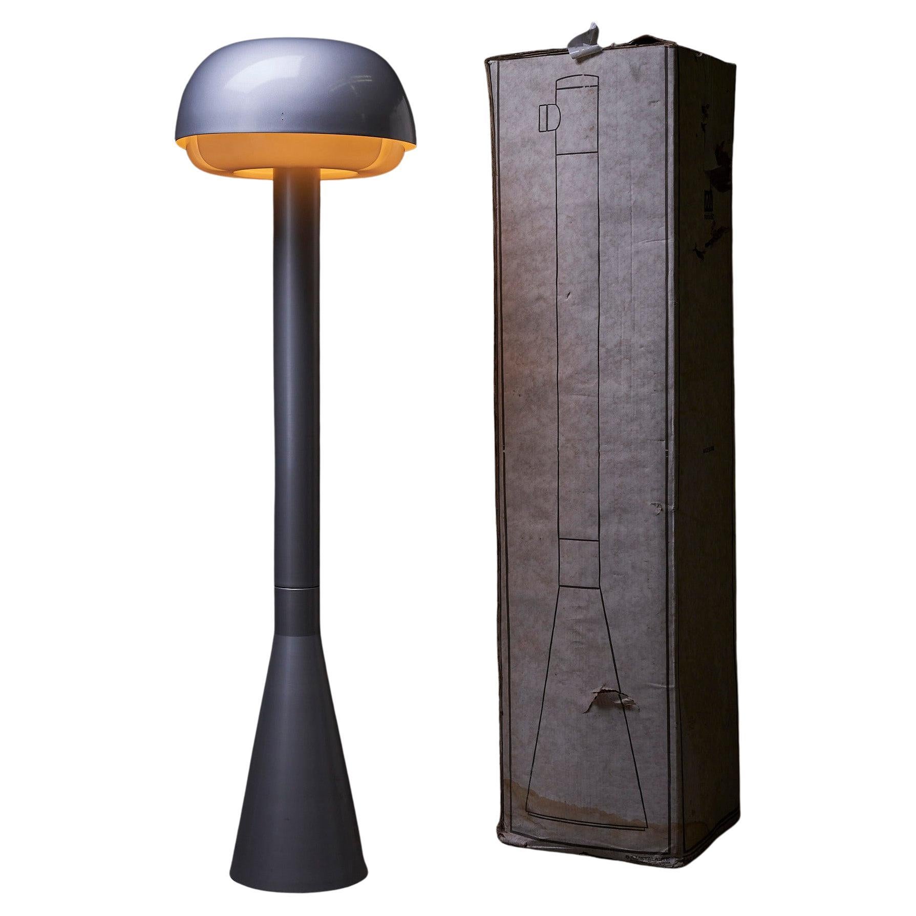 Porzellan-Stehlampe, Metalarte, Enrique Franch, Spanien im Angebot