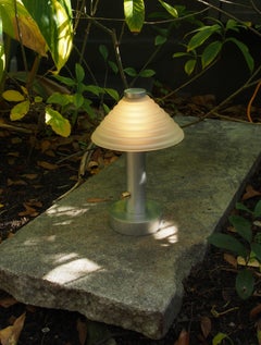 Portable Table Lamp with Vintage Shade - 02