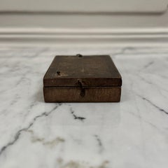 Portable Wooden Pocket Sundial, Late 18th Century