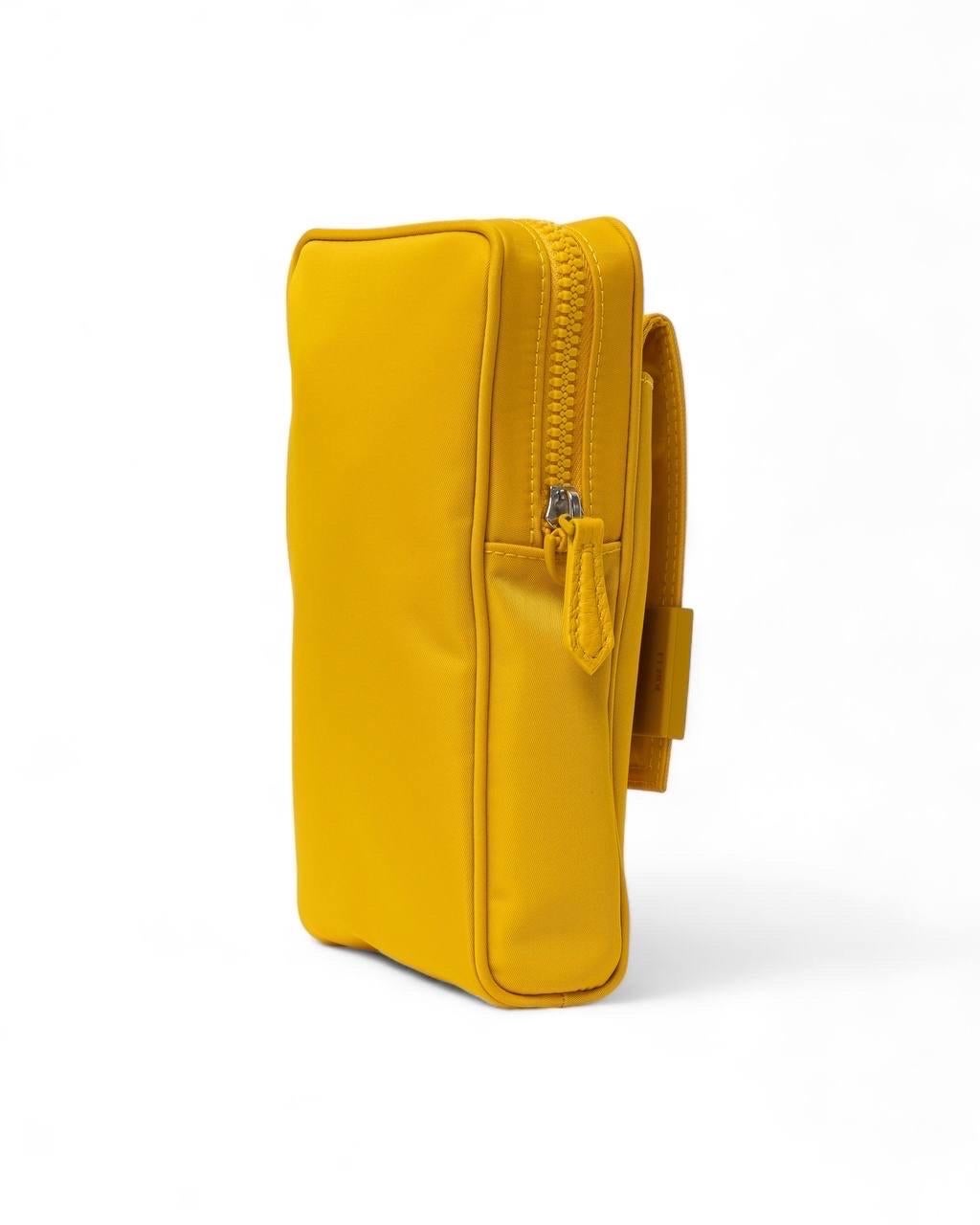 Portacellulare Fendi Nylon FF Giallo For Sale 1