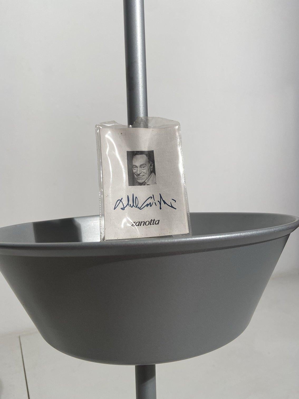 Italian Servofumo dinner holder by Achille Castiglioni produced by Zanotta in 1961 For Sale
