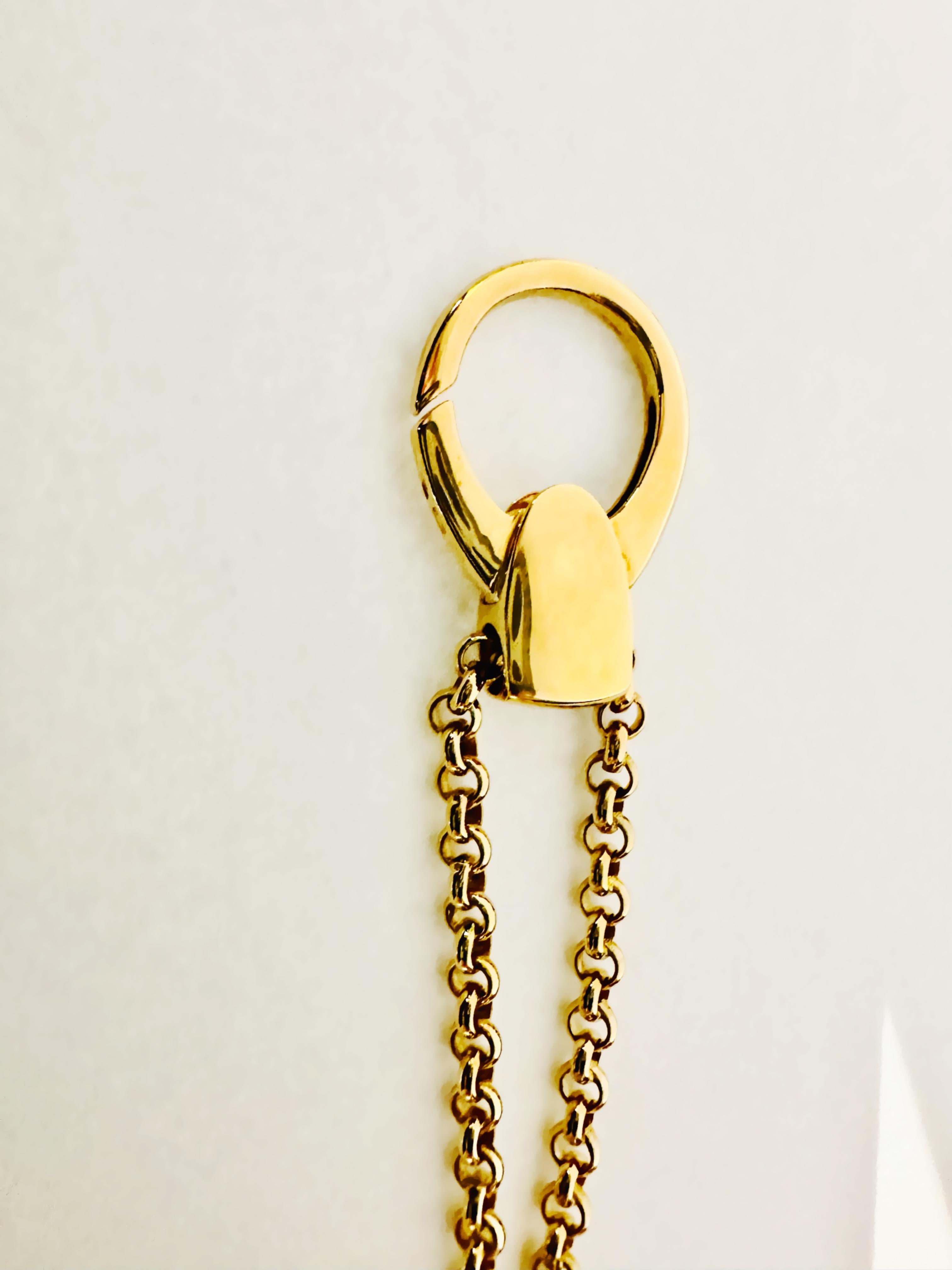 Porte-clés en or blanc et jaune 18kt - Luxe et prestige inégalés Neuf - En vente à Guidizzolo, IT
