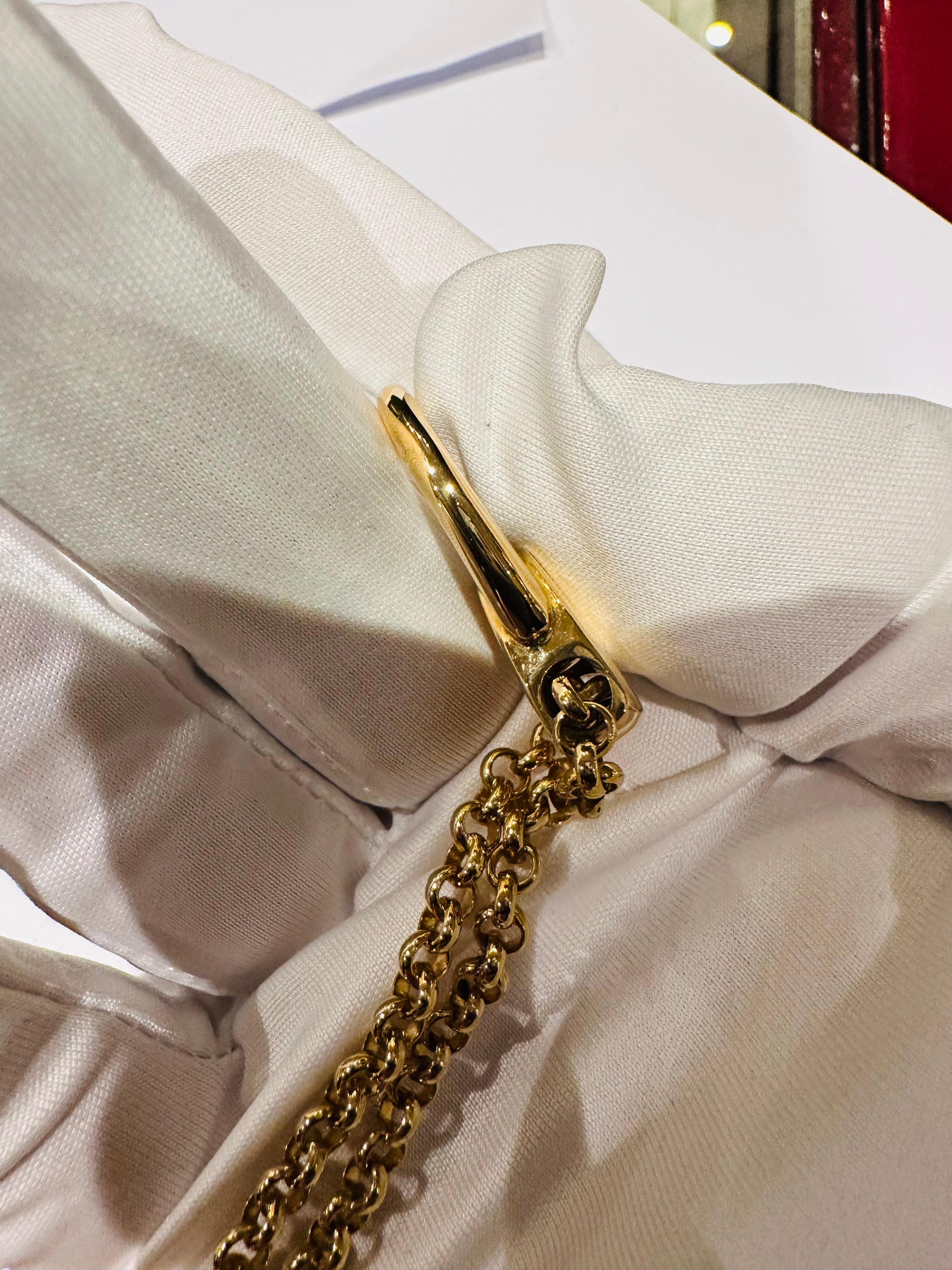 Porte-clés en or blanc et jaune 18kt - Luxe et prestige inégalés en vente 1