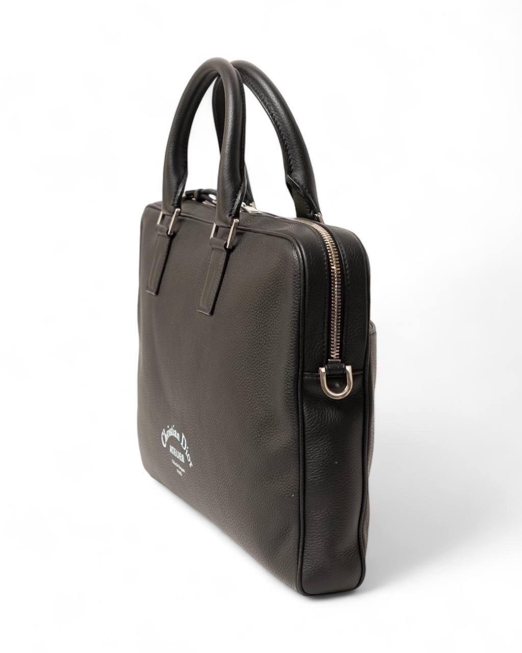 Black Portadocumenti A Mano Dior 24H Atelier Nero For Sale