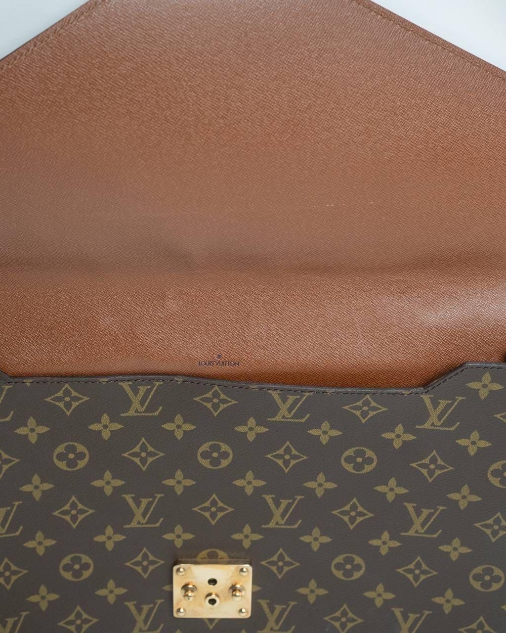 Portadocumenti A Mano Louis Vuitton Portadocumenti Senateur Monogram Unisexe en vente