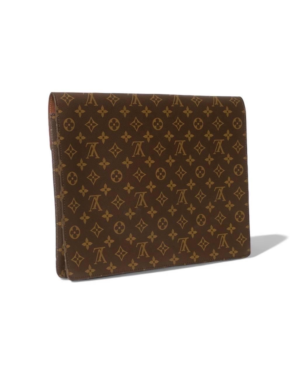 Portadocumenti A Mano Louis Vuitton Portadocumenti Senateur Monogram en vente 1