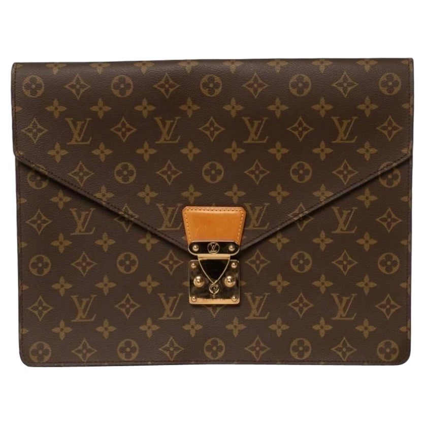 Portadocumenti A Mano Louis Vuitton Portadocumenti Senateur Monogram in vendita