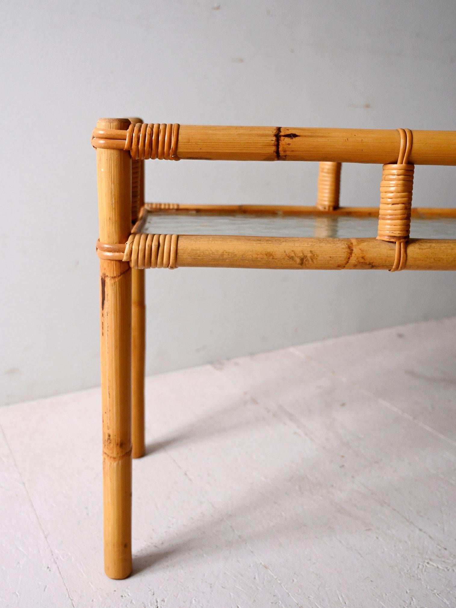 Porte-fleurs scandinave en bambou des années 1950 Bon état - En vente à Brescia, IT