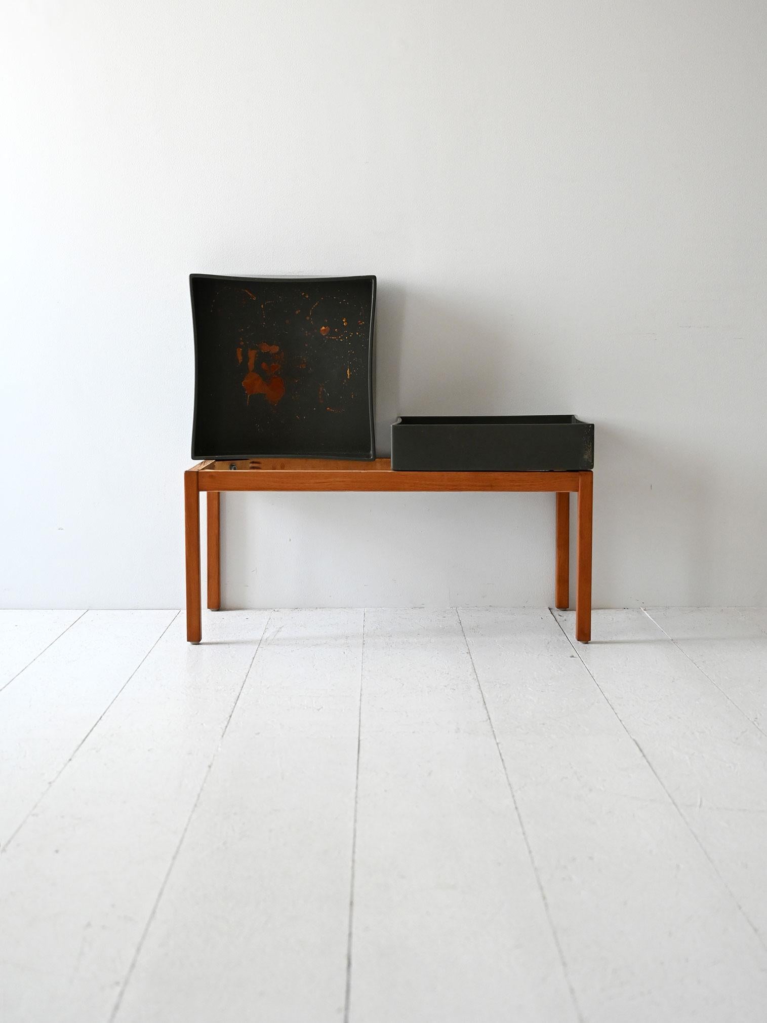 Scandinavian Modern Portafiori scandinavo vintage in teak anni ’60 For Sale