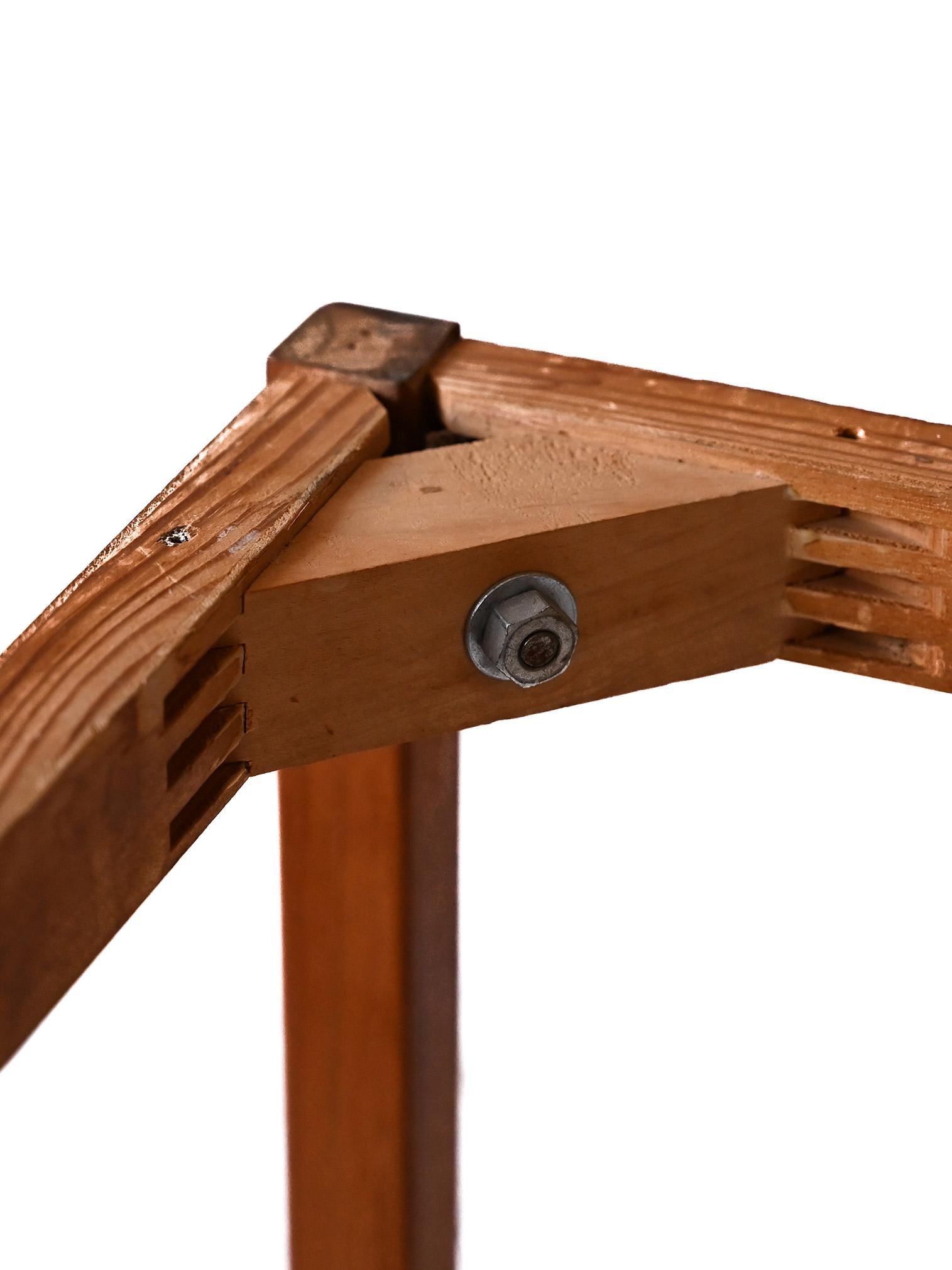 Portafiori scandinavo vintage in teak anni ’60 For Sale 2