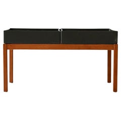 Portafiori scandinavo vintage in teak anni ’60