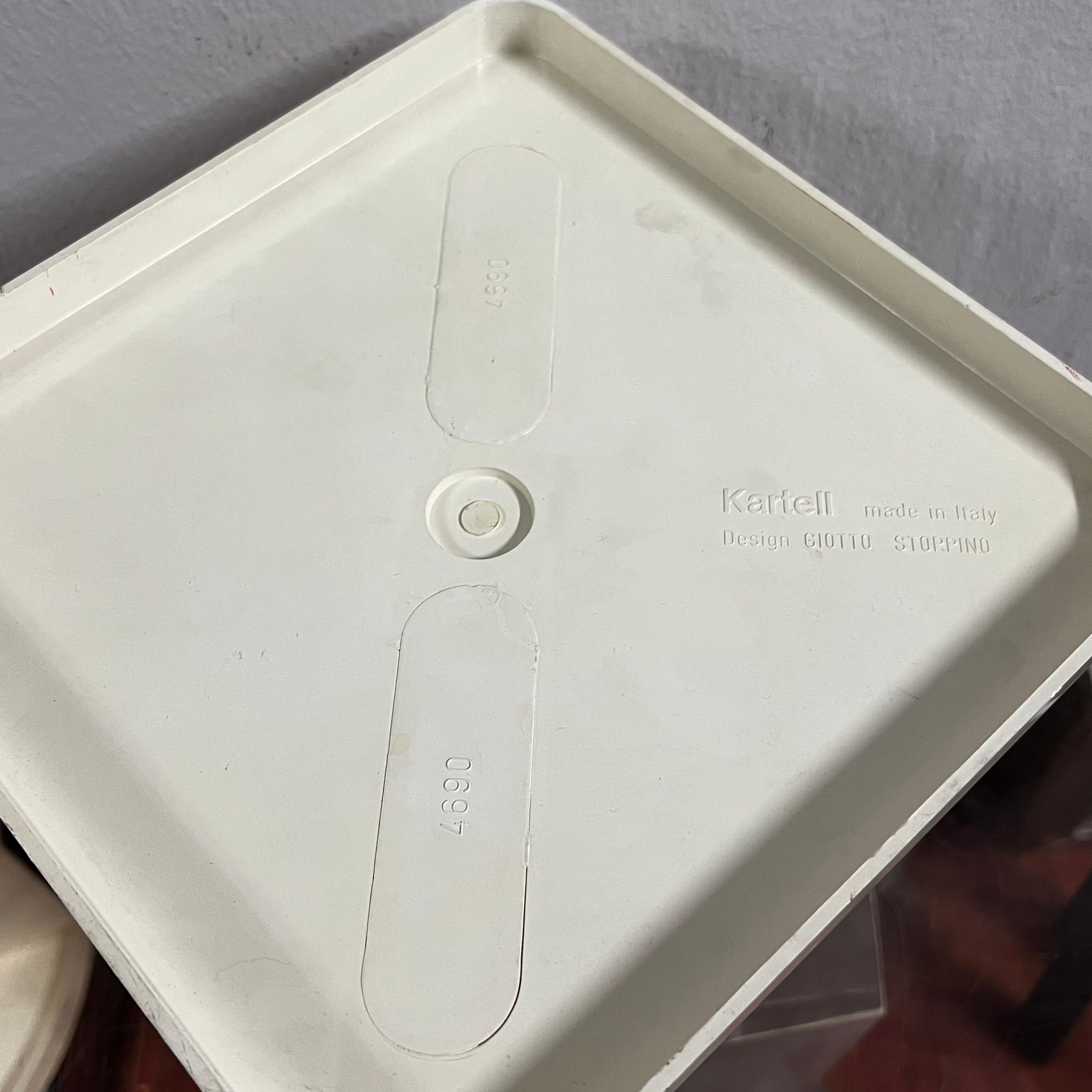 Portafiori Vintage in Plastica - Giotto Stoppino per Kartell - Italia - Anni '70 2