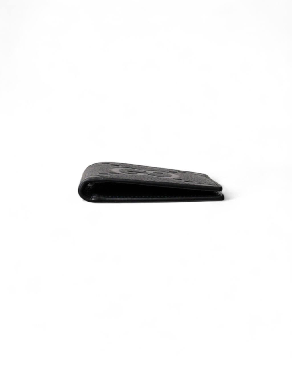 Black Portafoglio Gucci GG Jumbo Nero
