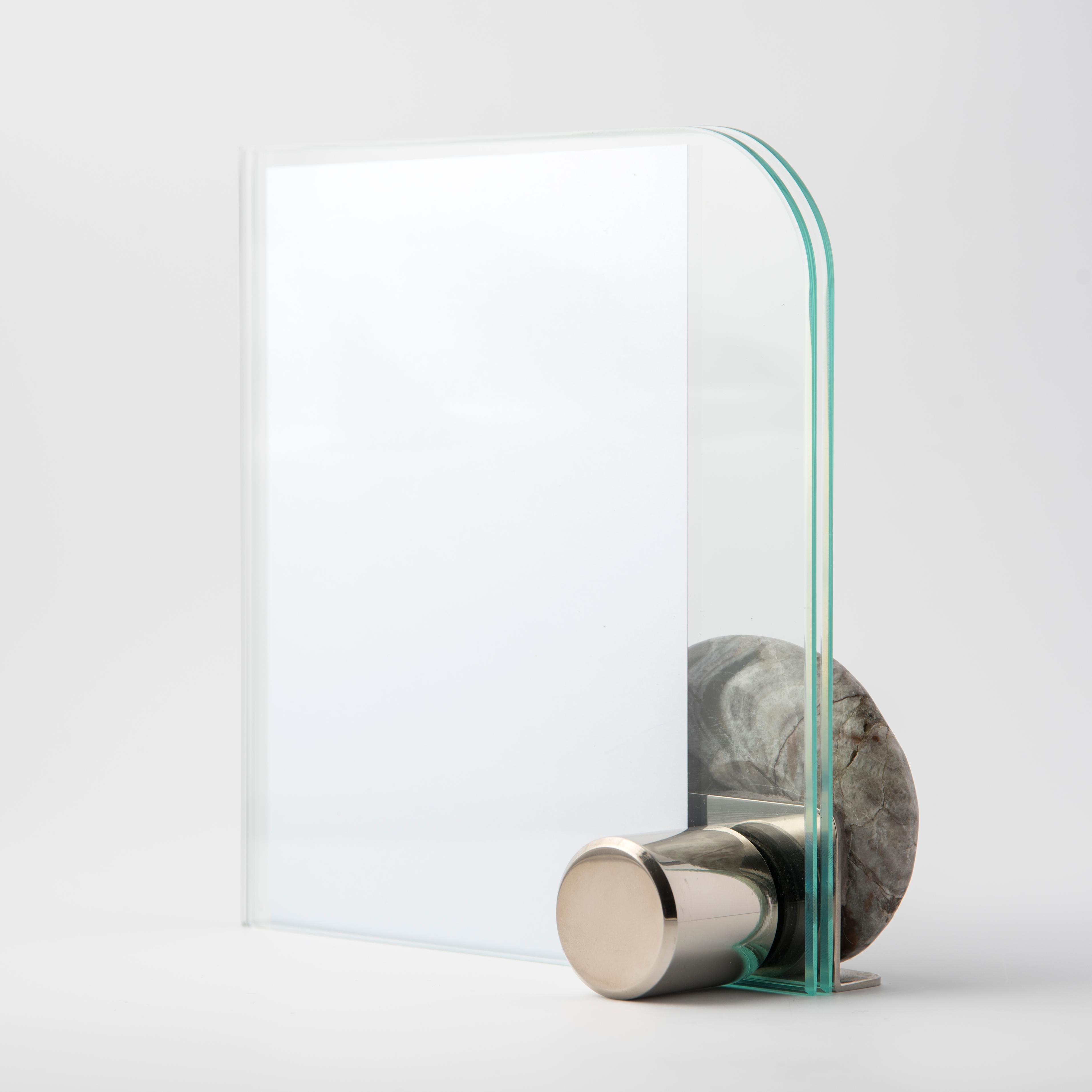 Marco de fotos de amonita fósil - Diseño único y elegante - Colección  Fosilinas Galvanizado en venta