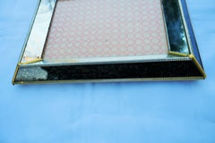 Wood and glass photo frame - Possible Art Deco
