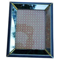 Antique Wood and glass photo frame - Possible Art Deco