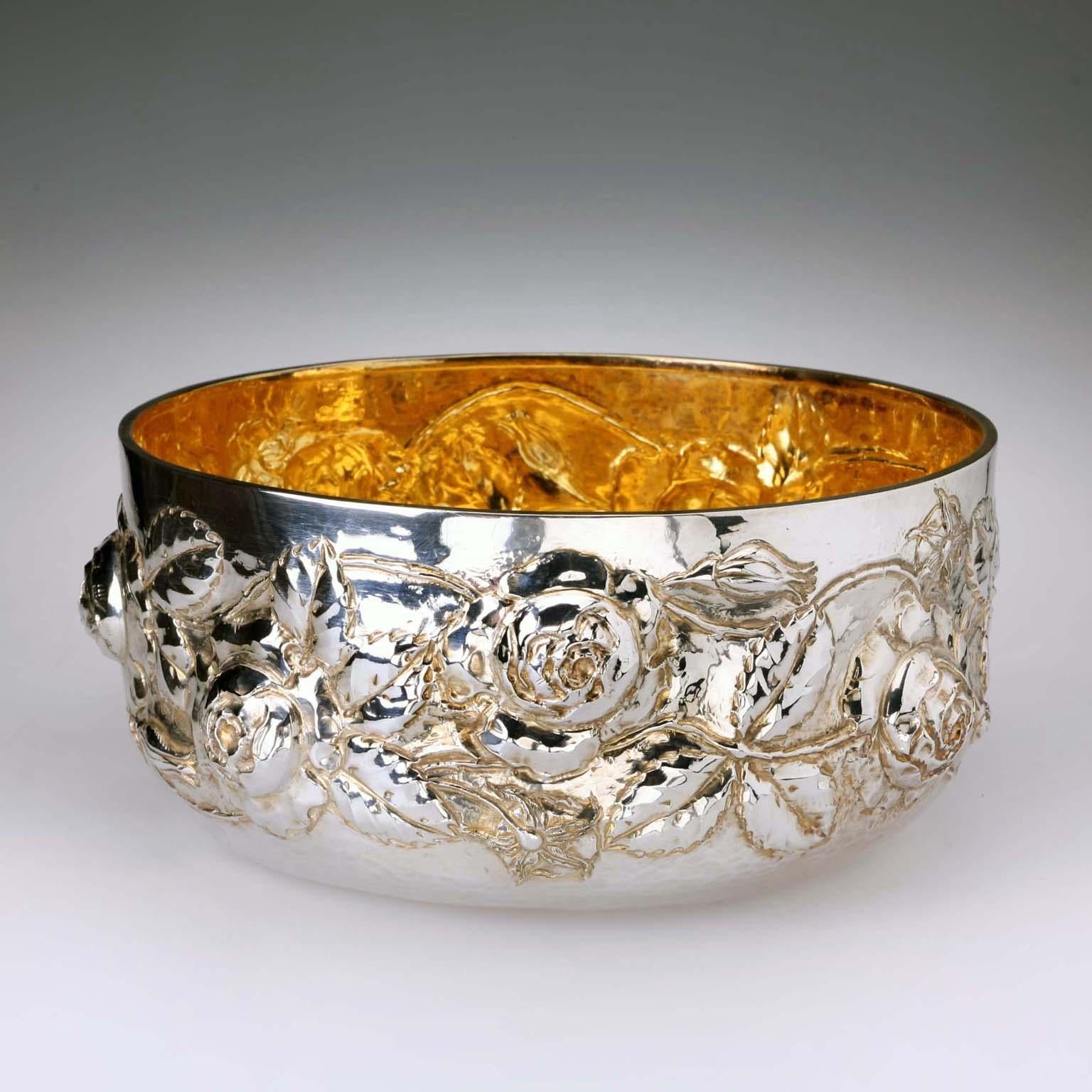 Portafrutta in Argento Manifattura Brandimarte Firenze Italia Seconda Metà '900 (Moderne der Mitte des Jahrhunderts) im Angebot