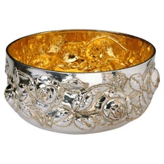 Portafrutta in Argento Manifattura Brandimarte Firenze Italia Seconda Metà '900