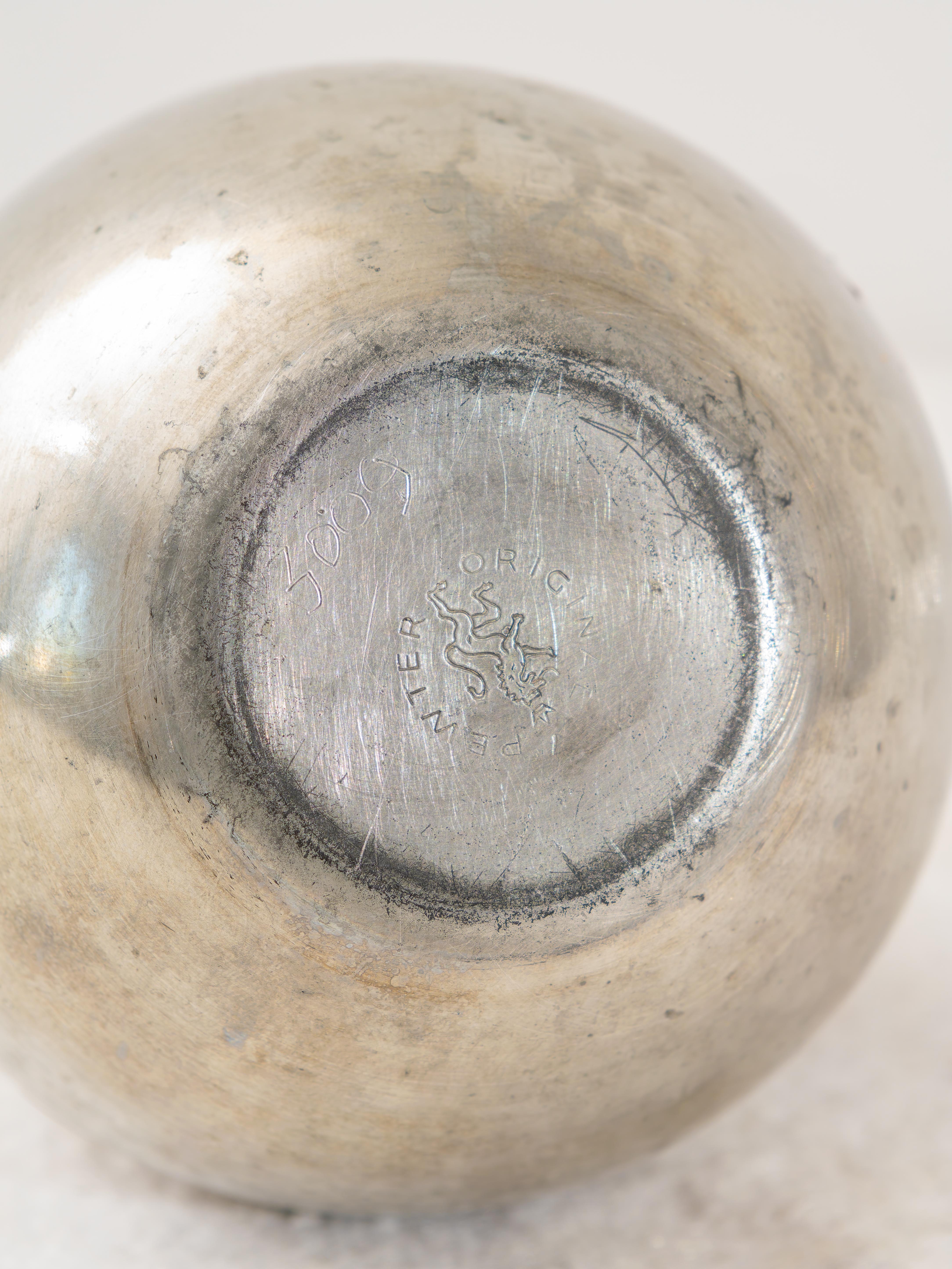 Hielera en forma de pera en acero plateado, años 70 Italian en venta