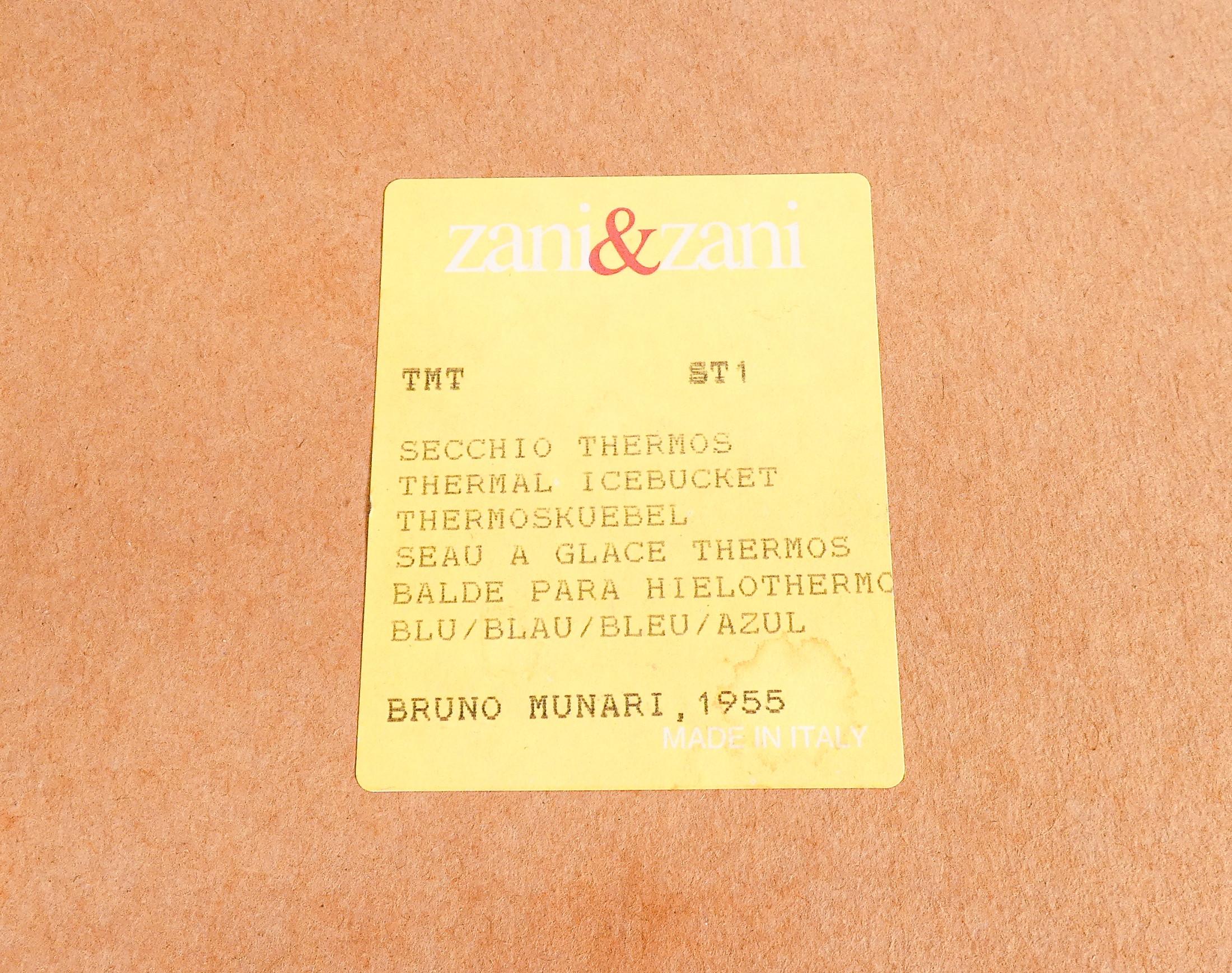 Glacière TMT, design Bruno MUNARI pour ZANI & ZANI. 1955/1980 en vente 6