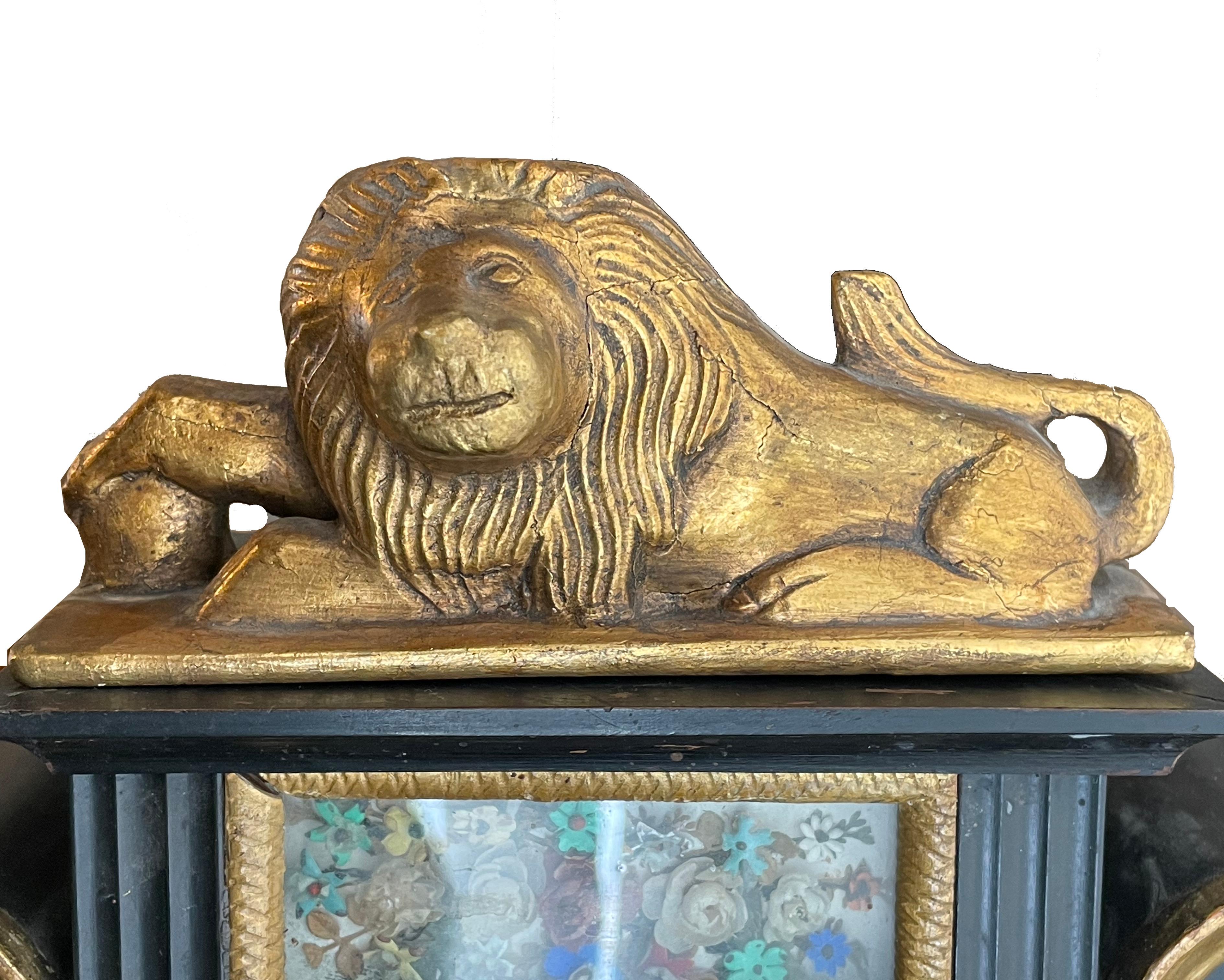 Portal clock Vienna around 1825 with integrated musical mechanism  Signed: A.O. For Sale 2