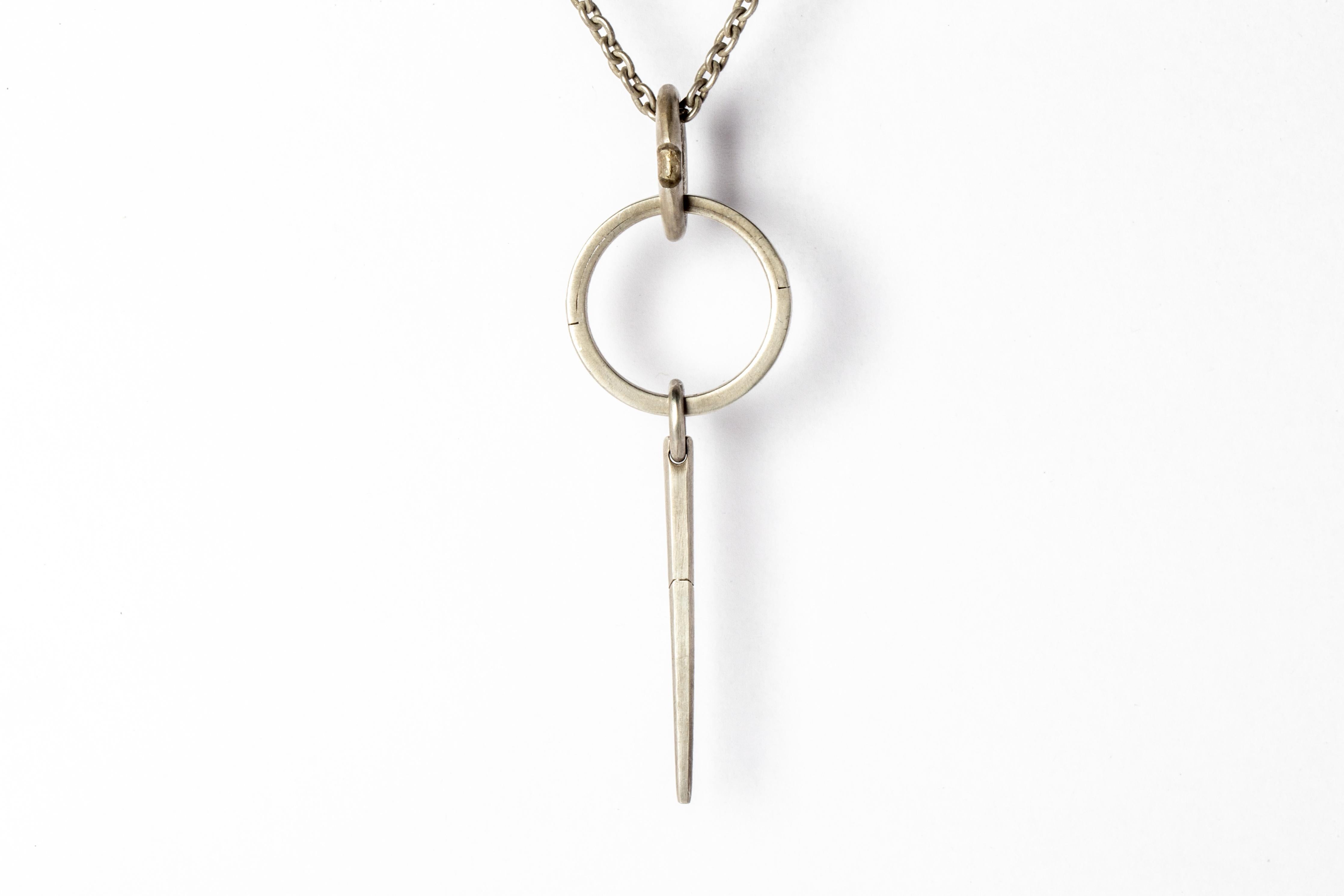 Women's or Men's Portal Necklace (Mini Spike Var., DA) For Sale