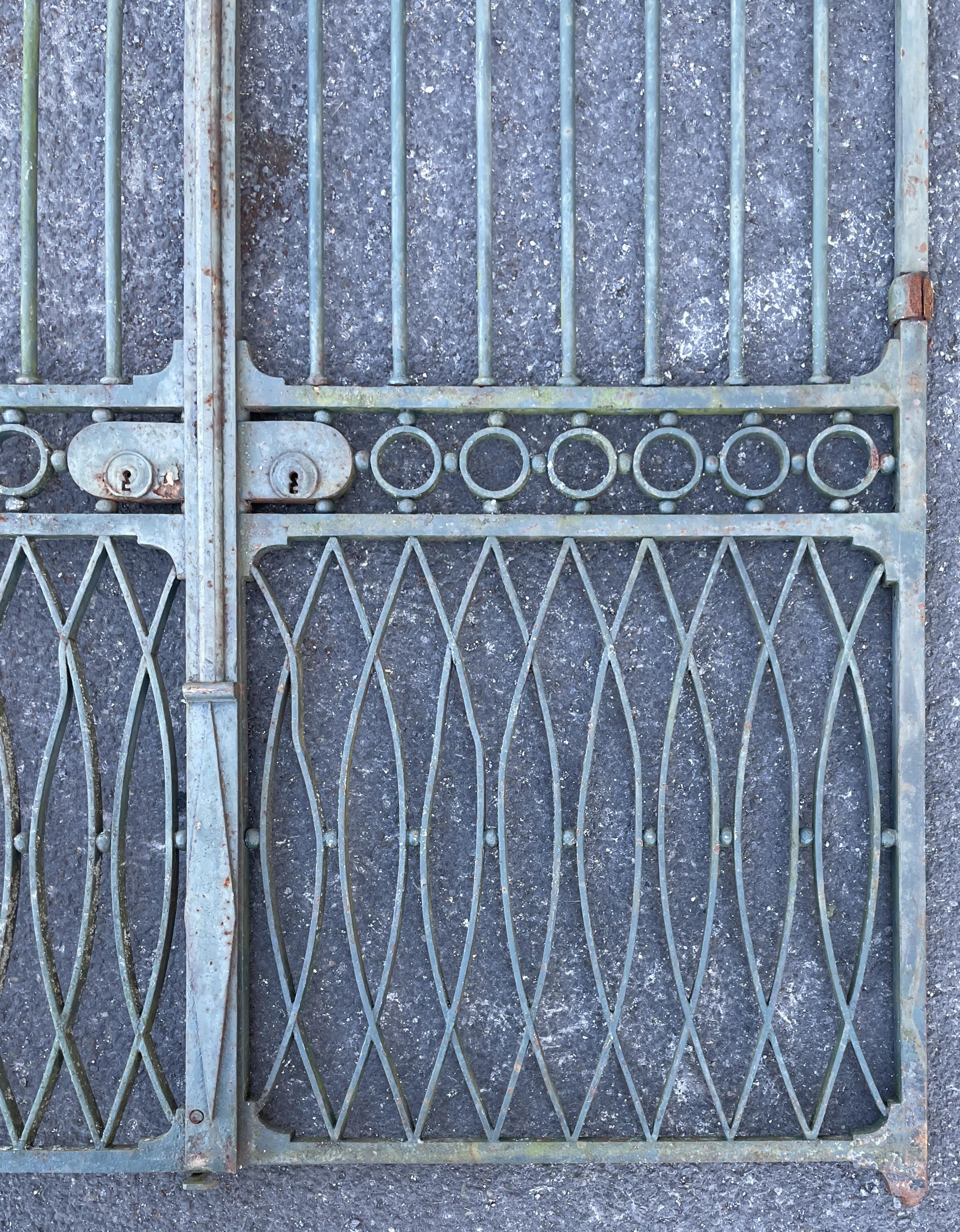 Wrought Iron Portal of the Directoire Period For Sale