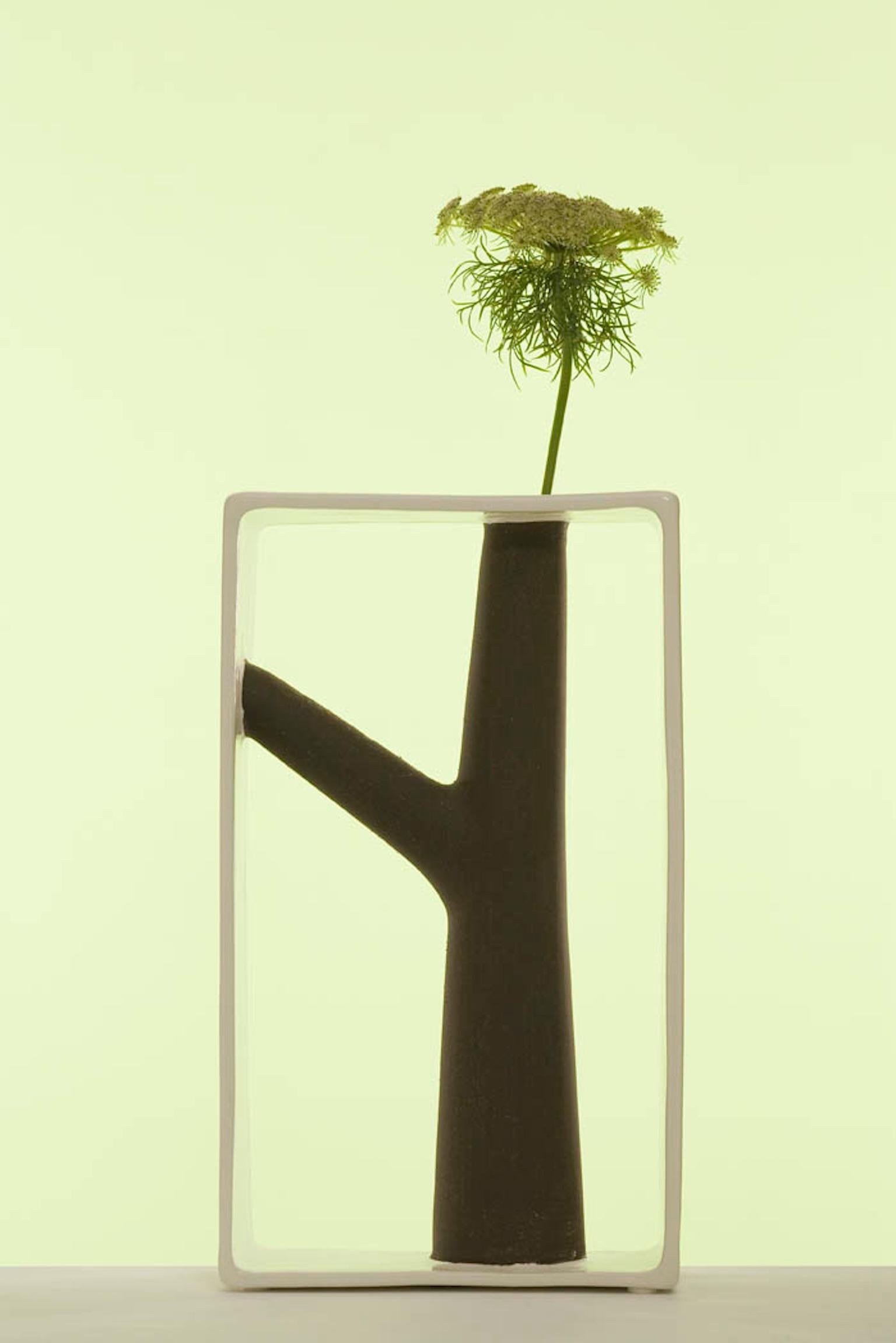 Céramique Vase en céramique Portali modèle 10 d'Andrea Branzi pour les éditions Superego. en vente