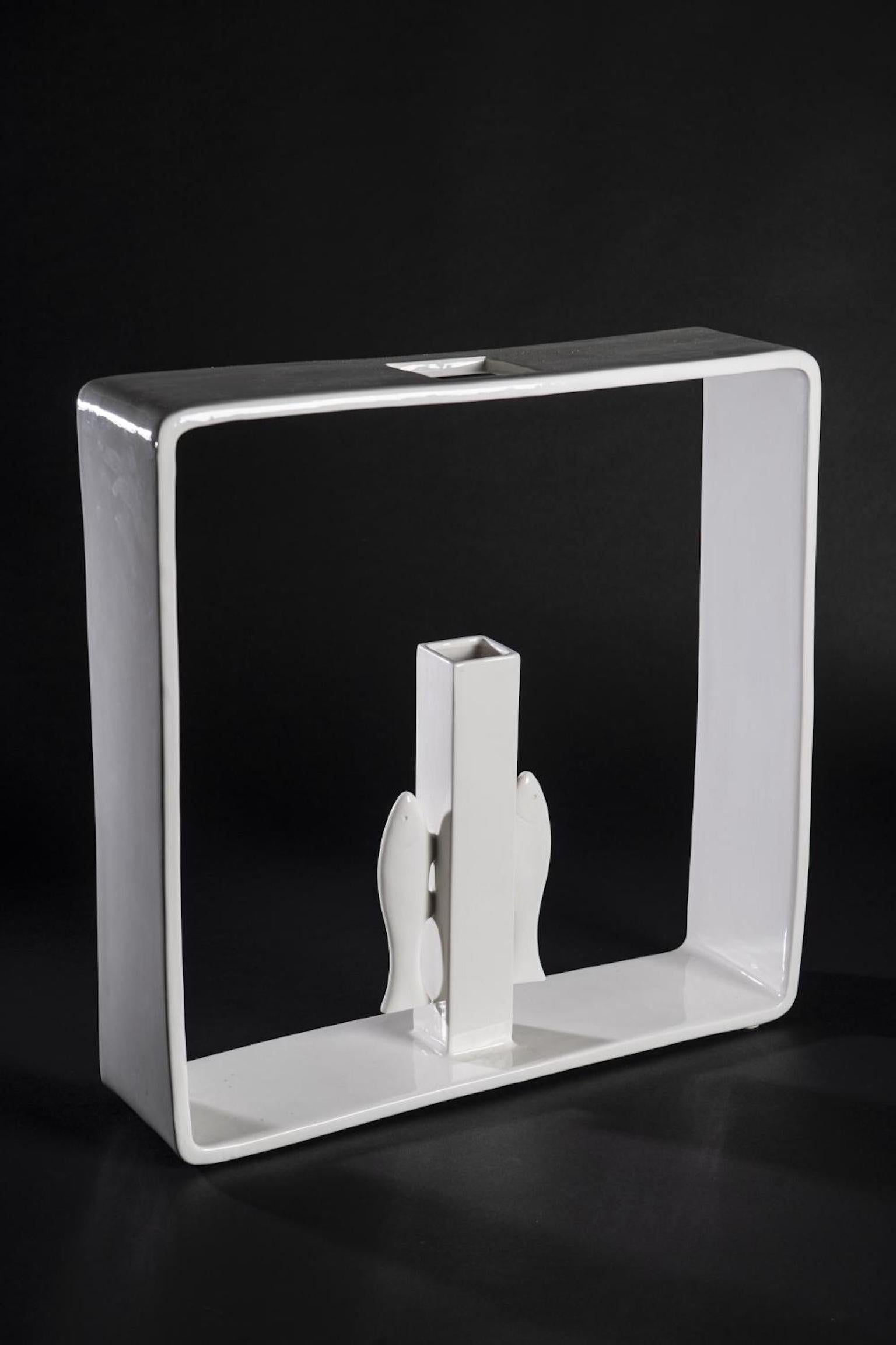 Vase en céramique Portali modèle 14 d'Andrea Branzi pour les éditions Superego. en vente 5