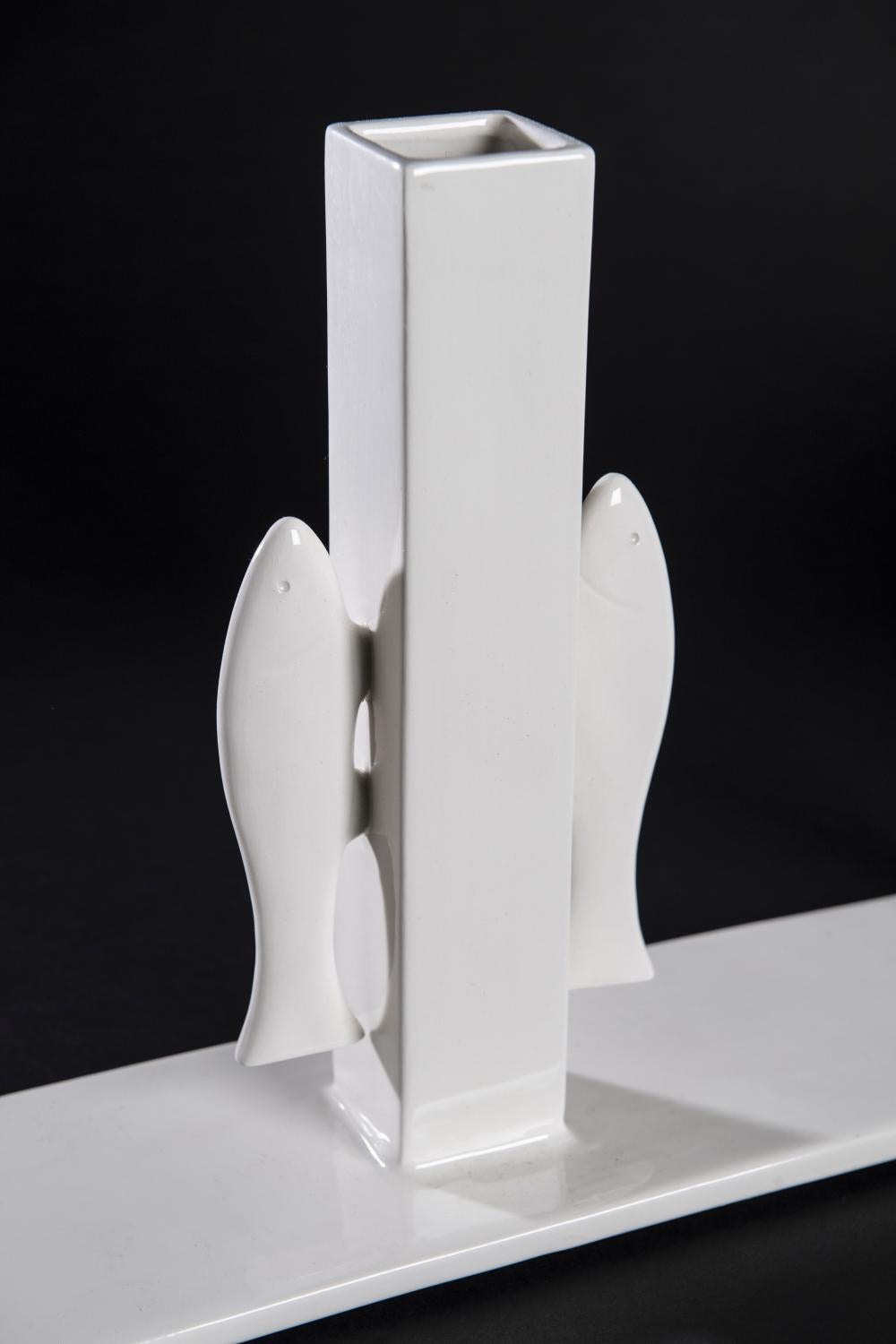 Vase en céramique Portali modèle 14 d'Andrea Branzi pour les éditions Superego. en vente 6